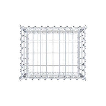 Gabion 50 cm x 40 cm x 40 cm (L x H x D), maskestørrelse 5 cm x 10 cm, spiral