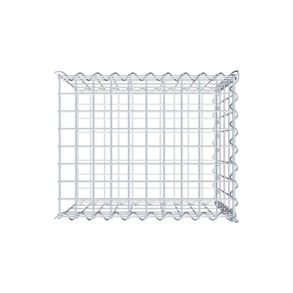 Opvokset gabion type 2 50 cm x 40 cm x 40 cm (L x H x D), maskestørrelse 5 cm x 10 cm, spiral