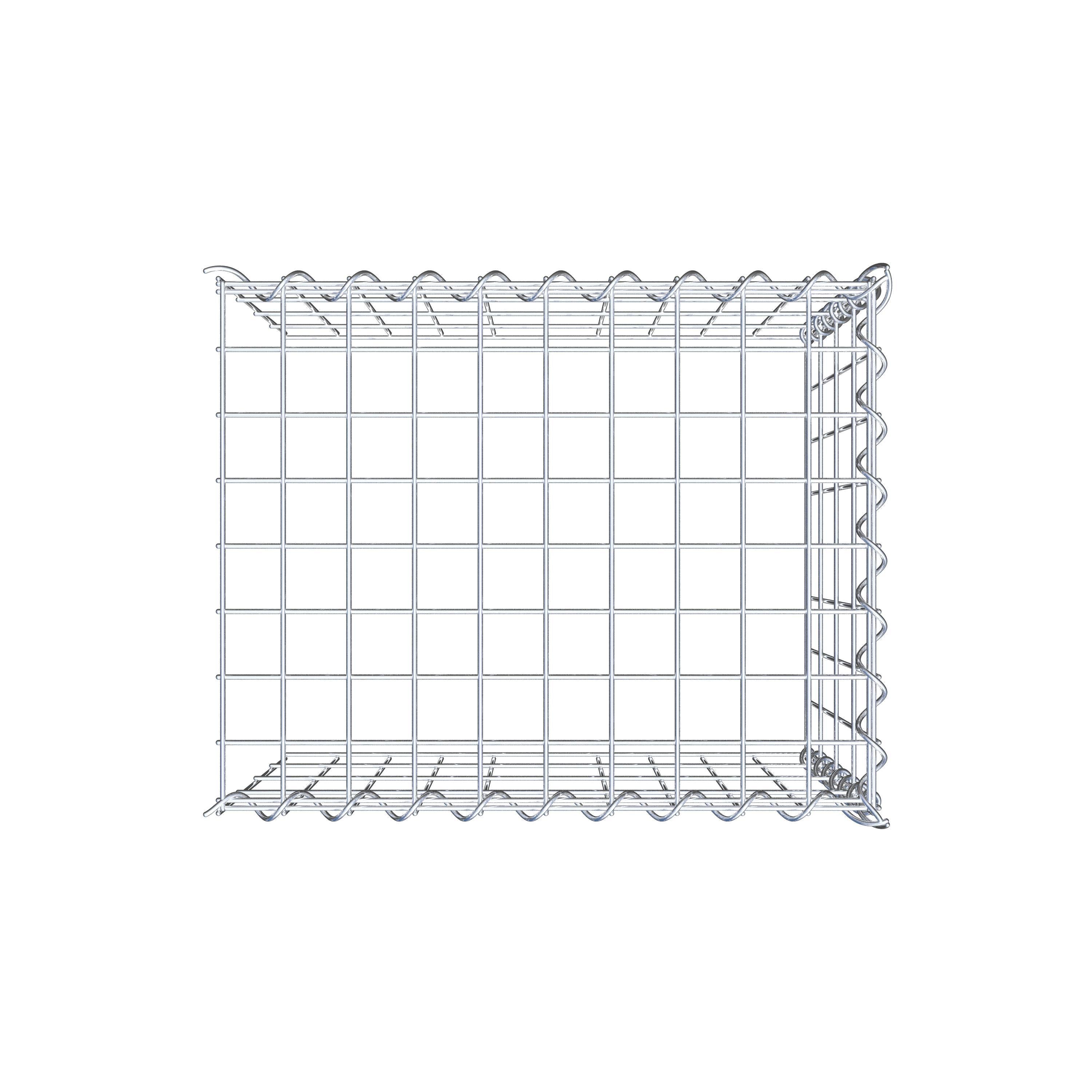 Extra gabion typ 4 50 cm x 40 cm x 40 cm (L x H x D), maskstorlek 5 cm x 10 cm, spiral