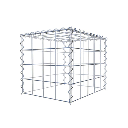 Grown-on gabion type 3 50 cm x 40 cm x 40 cm (L x H x D), mesh size 10 cm x 10 cm, spiral