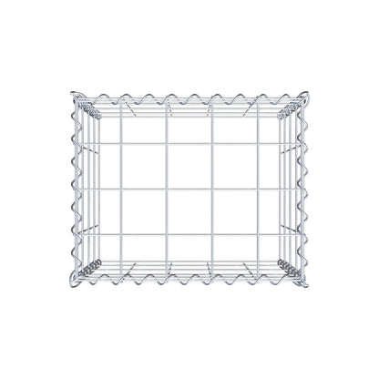 Grown-on gabion type 3 50 cm x 40 cm x 40 cm (L x H x D), mesh size 10 cm x 10 cm, spiral