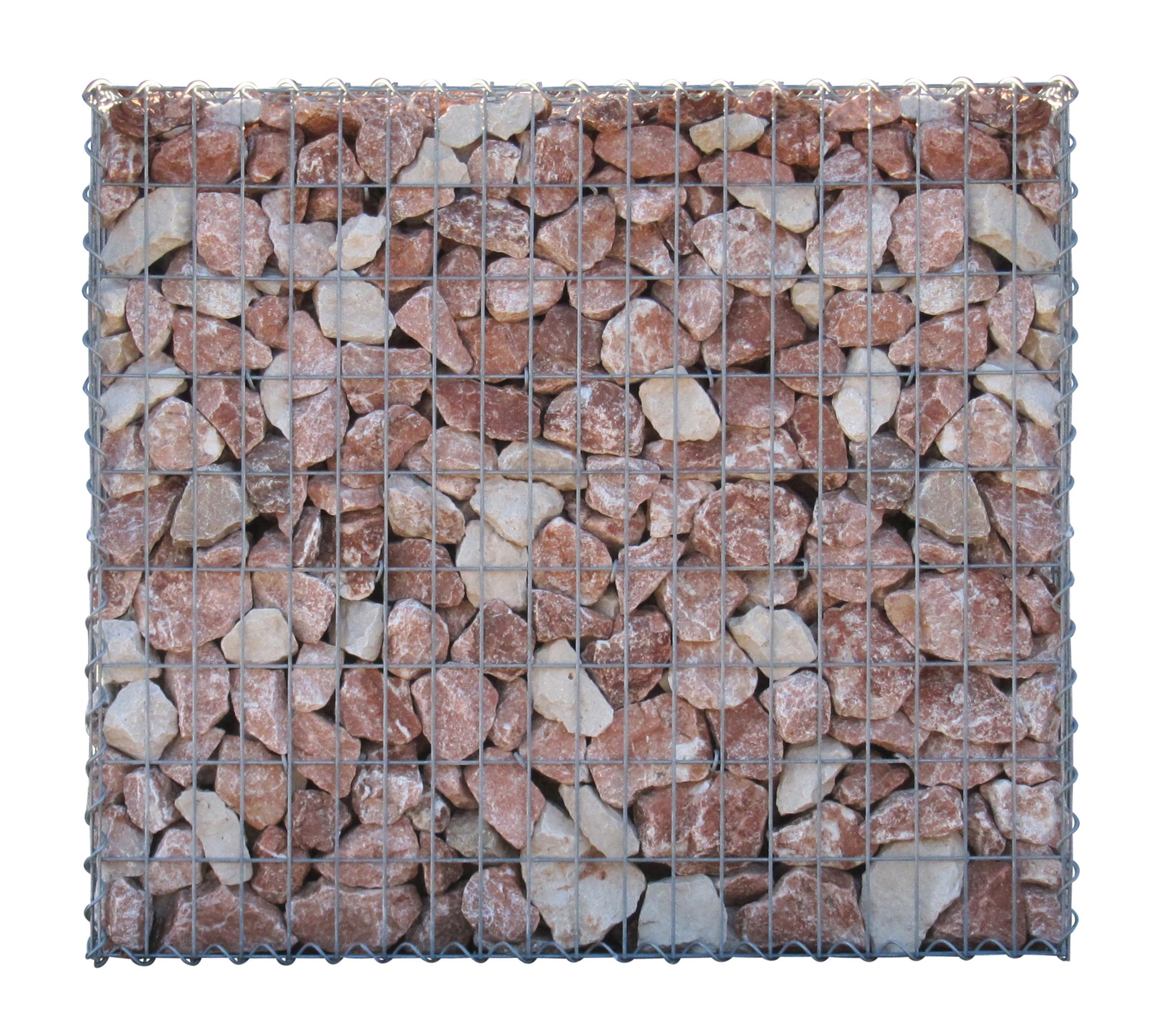 Gabion 100 cm x 90 cm x 30 cm (L x H x D), maskstorlek 5 cm x 10 cm, spiral