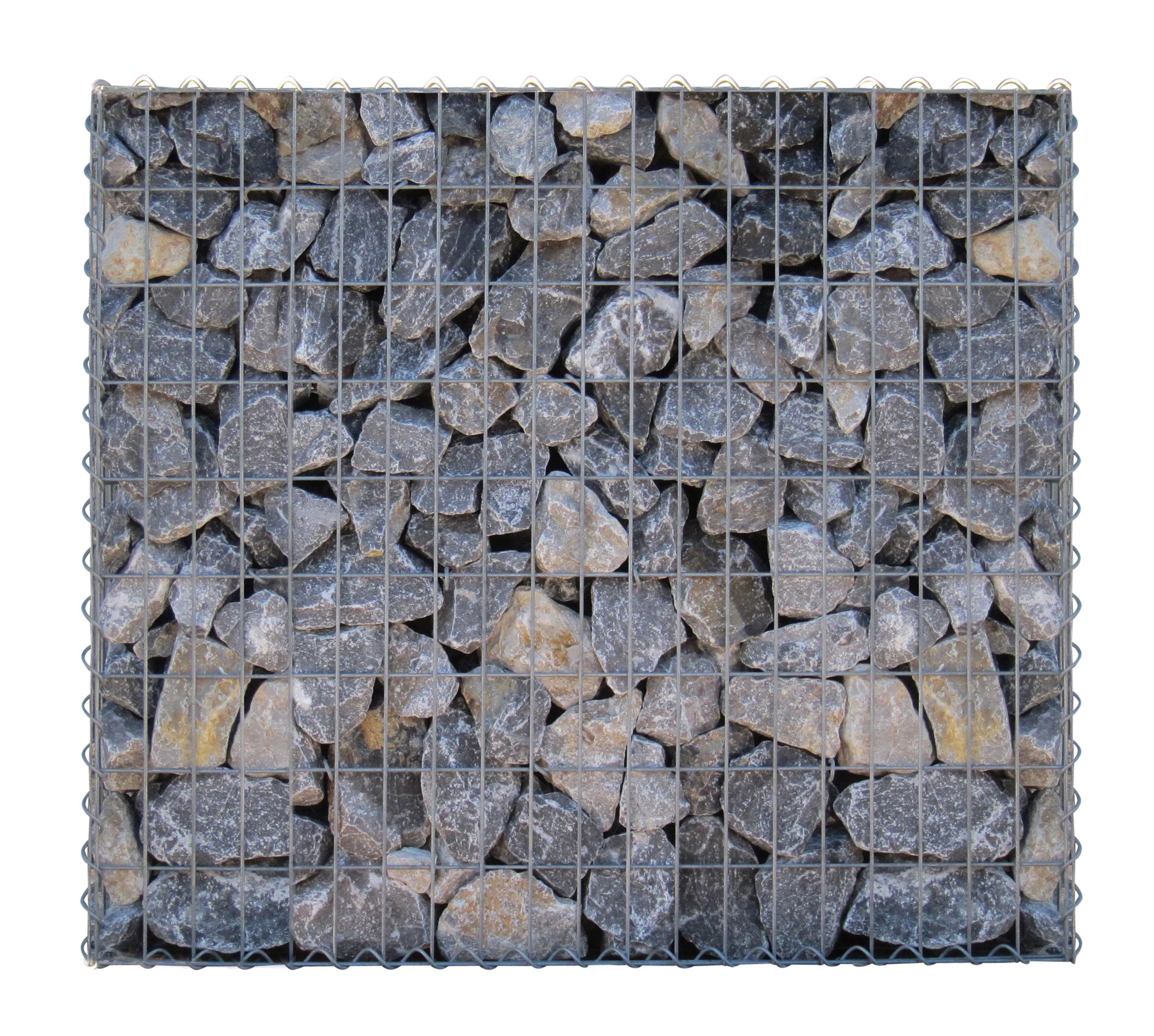 Gabion 100 cm x 90 cm x 30 cm (L x H x D), maskestørrelse 5 cm x 10 cm, spiral