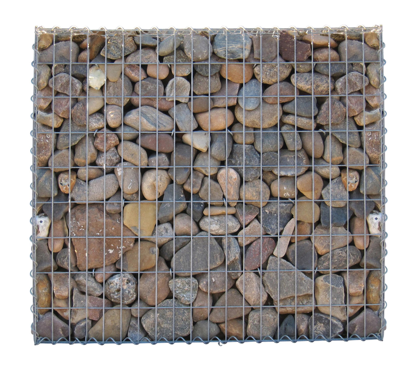 Gabion 100 cm x 90 cm x 30 cm (L x H x D), maskestørrelse 5 cm x 10 cm, spiral