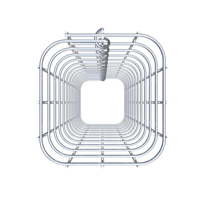 Schanskorfzuil 17 x 17 cm, MW 5 x 5 cm vierkant