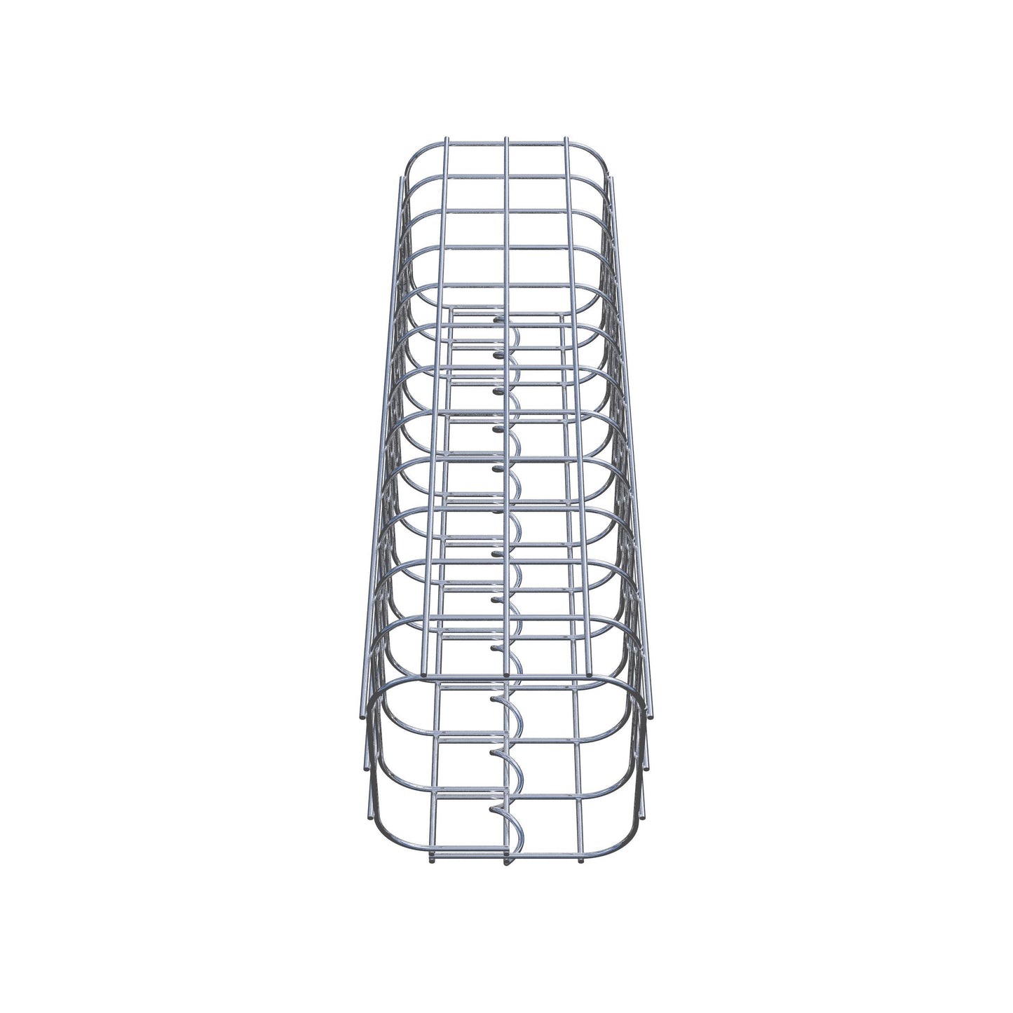 Schanskorfzuil 17 x 17 cm, MW 5 x 5 cm vierkant