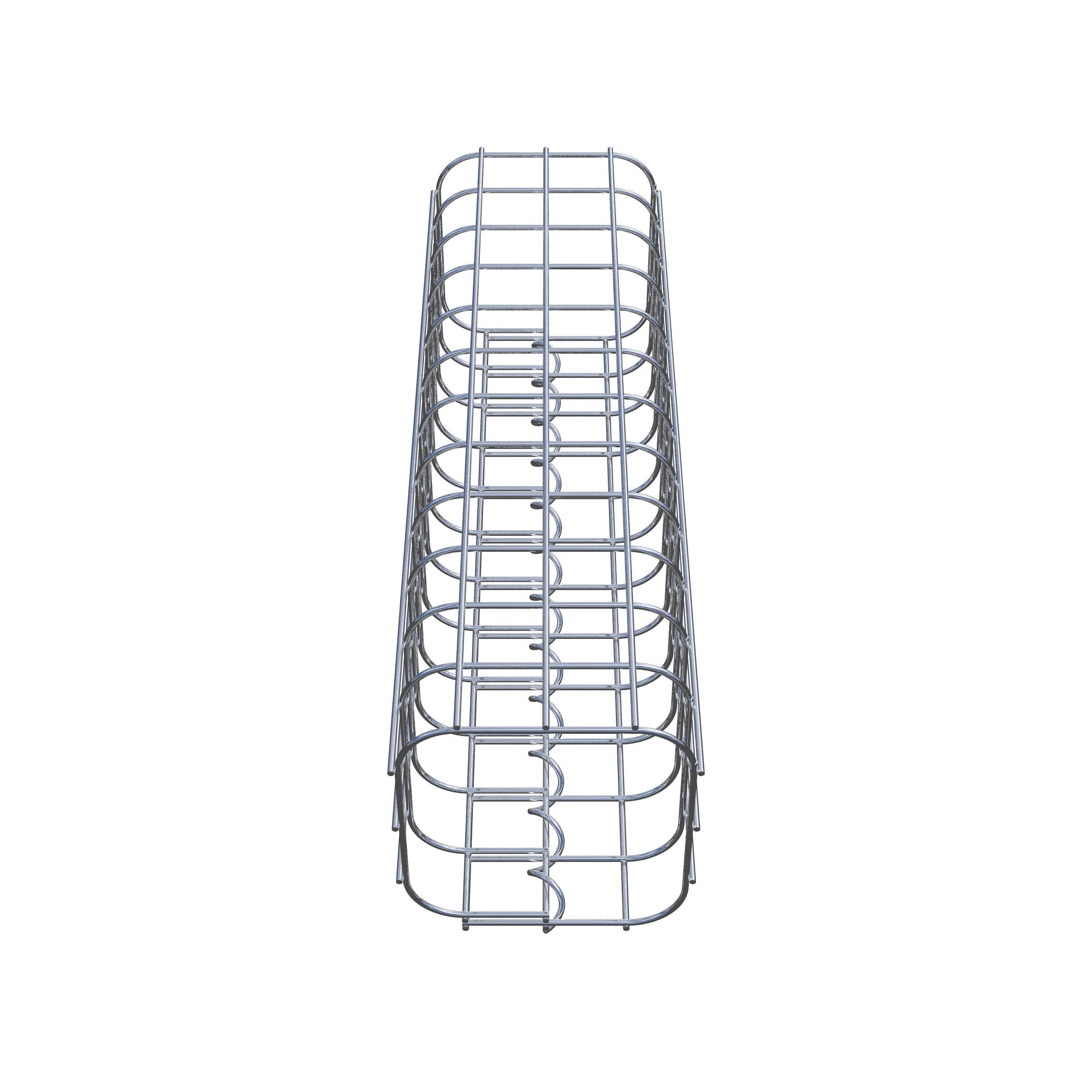 Gabionsøjle 17 x 17 cm, MW 5 x 5 cm kvadratisk