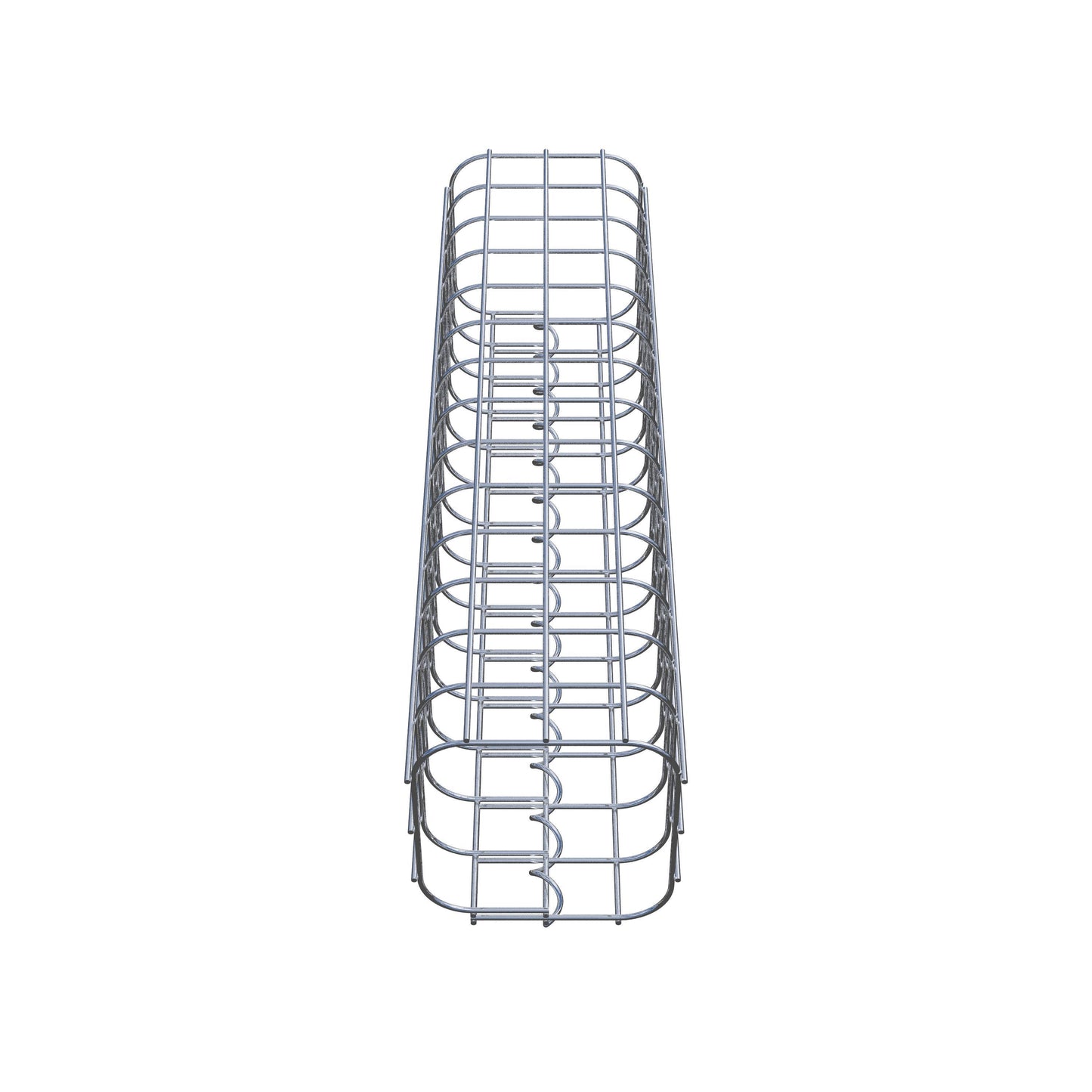 Schanskorfzuil 17 x 17 cm, MW 5 x 5 cm vierkant