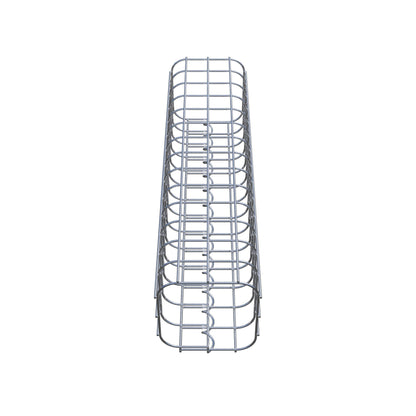 Schanskorfzuil 17 x 17 cm, MW 5 x 5 cm vierkant