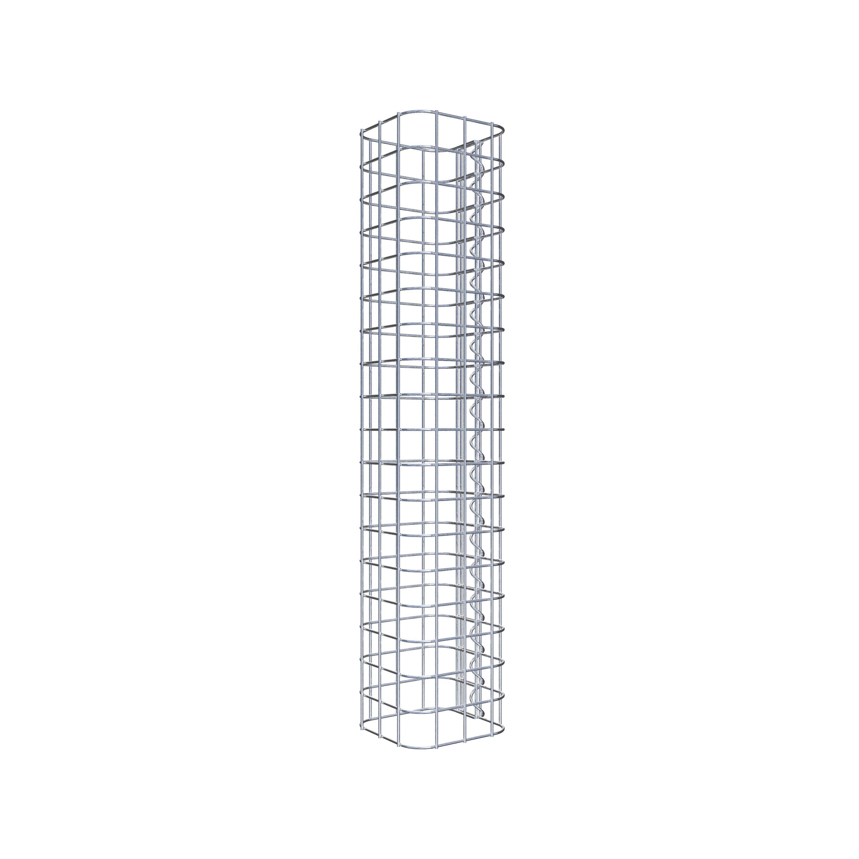 Colonne de gabion 17 x 17 cm, MW 5 x 5 cm carré