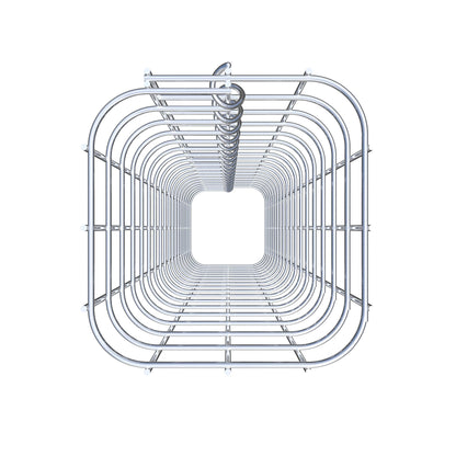 Schanskorfzuil 17 x 17 cm, MW 5 x 5 cm vierkant