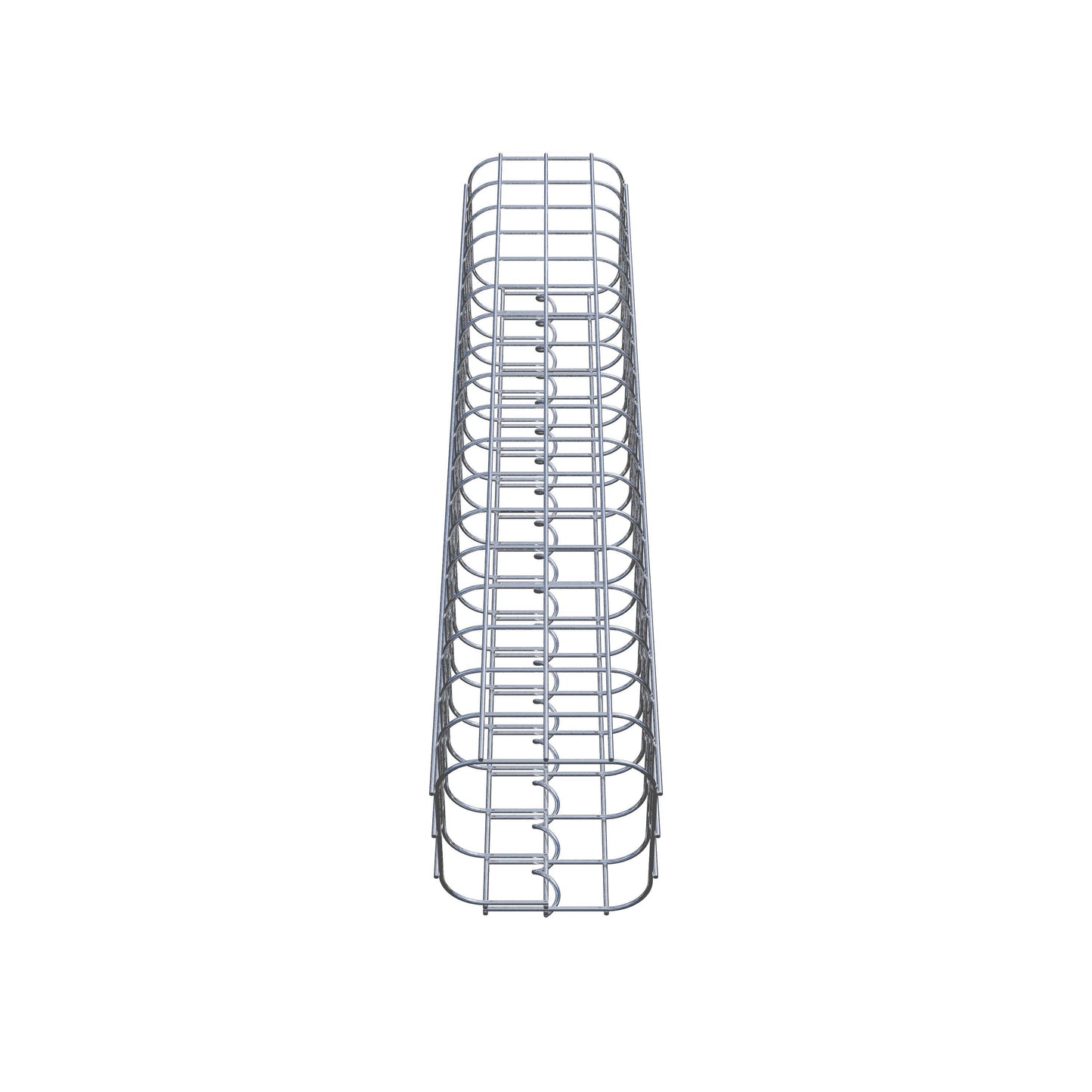 Schanskorfzuil 17 x 17 cm, MW 5 x 5 cm vierkant
