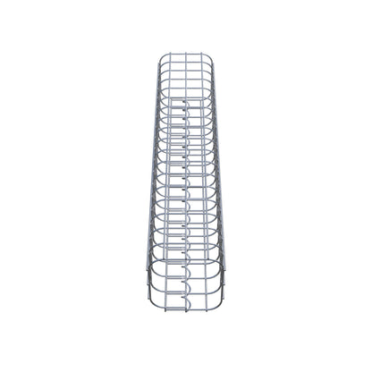 Schanskorfzuil 17 x 17 cm, MW 5 x 5 cm vierkant