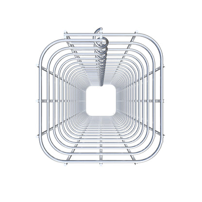 Schanskorfzuil 17 x 17 cm, MW 5 x 5 cm vierkant