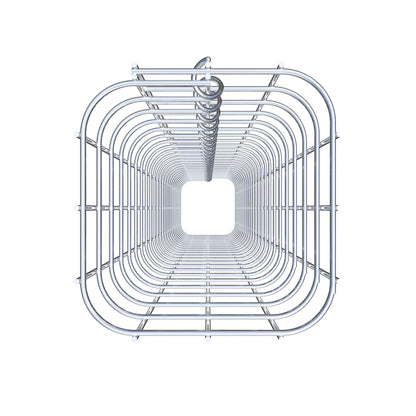 Schanskorfzuil 17 x 17 cm, MW 5 x 5 cm vierkant