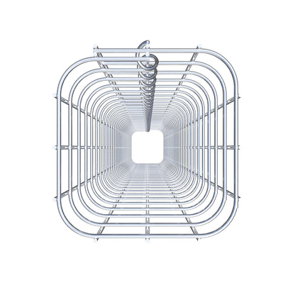 Schanskorfzuil 17 x 17 cm, MW 5 x 5 cm vierkant