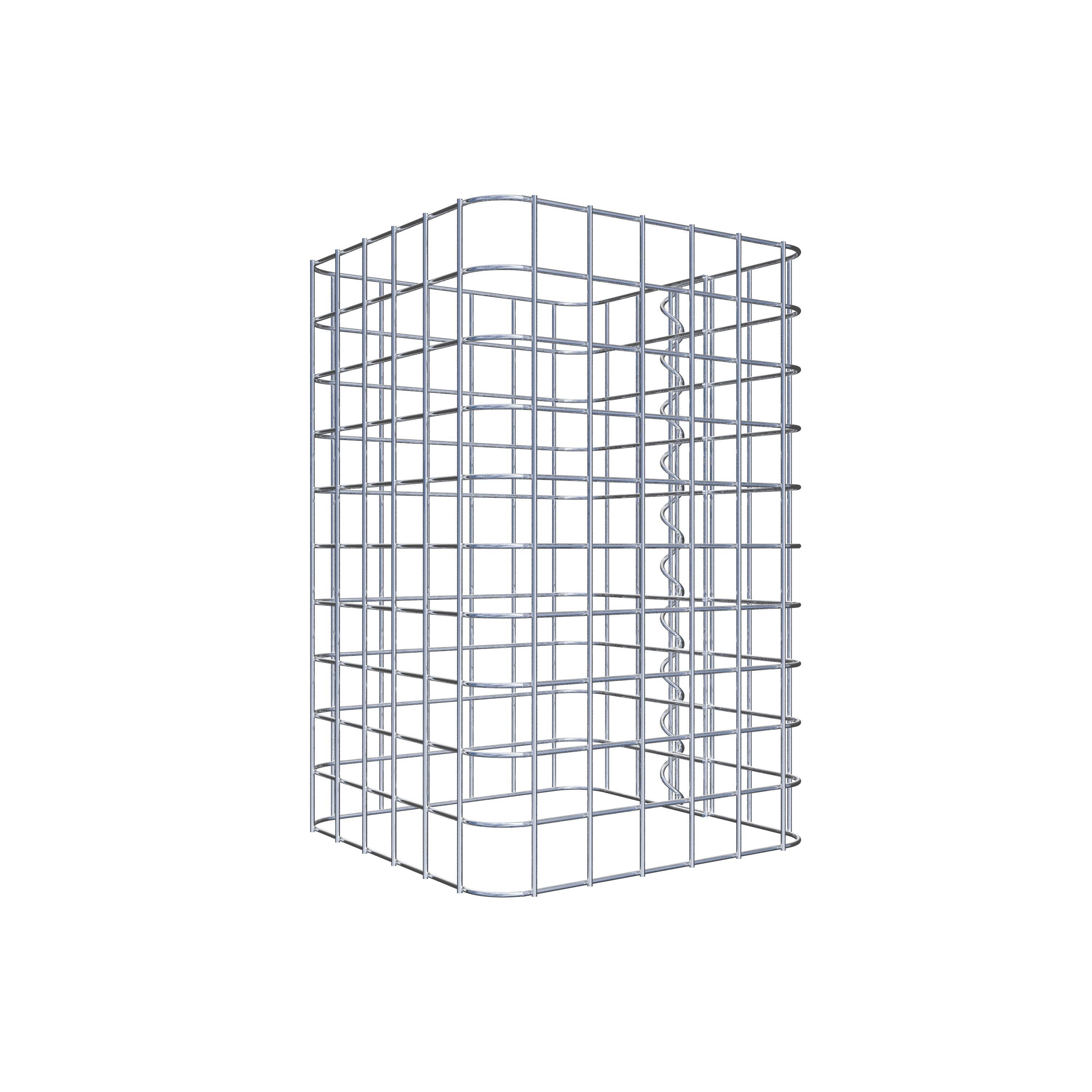 Colonne de gabion 32 x 32 cm MW 5 x 5 cm carré