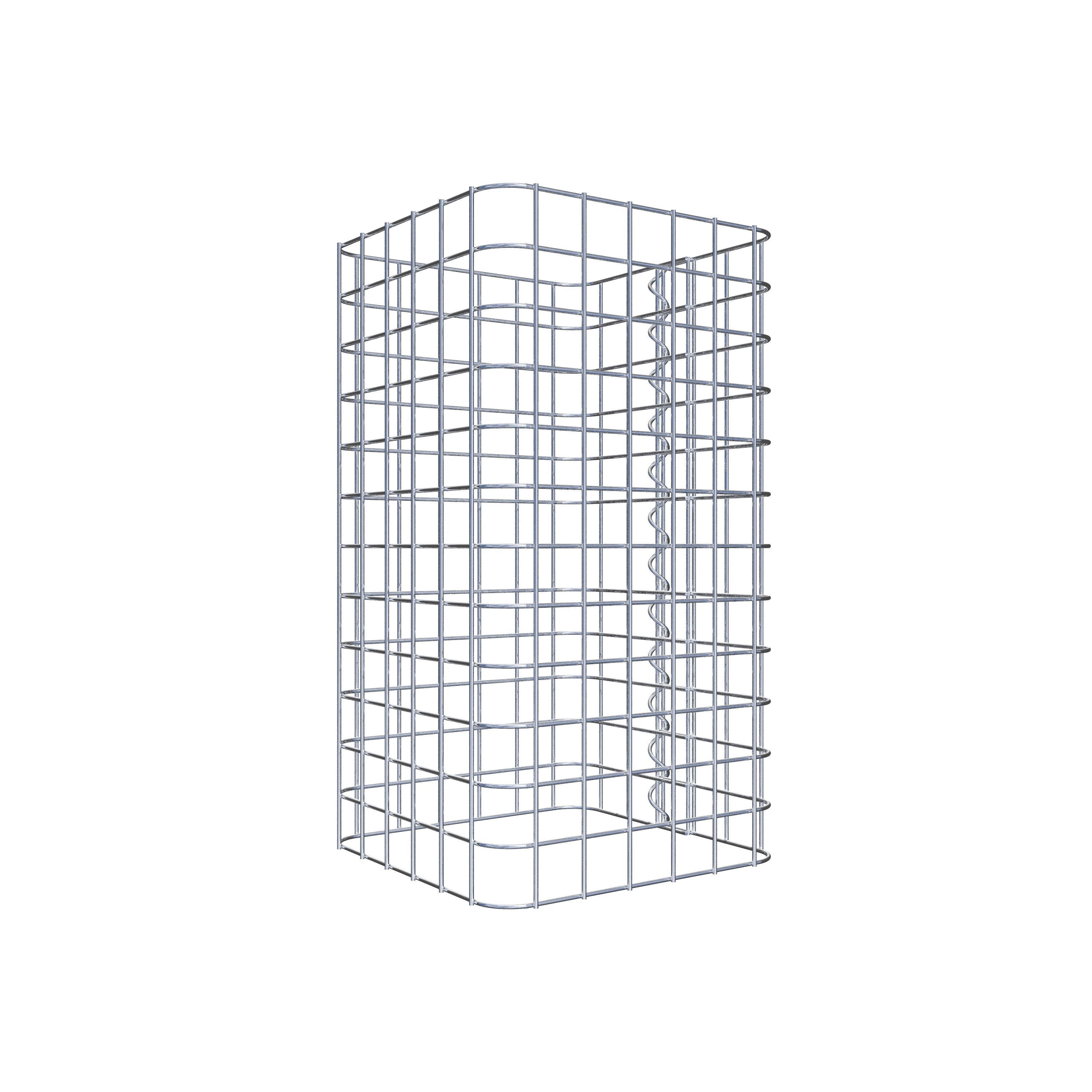 Colonne de gabion 32 x 32 cm MW 5 x 5 cm carré