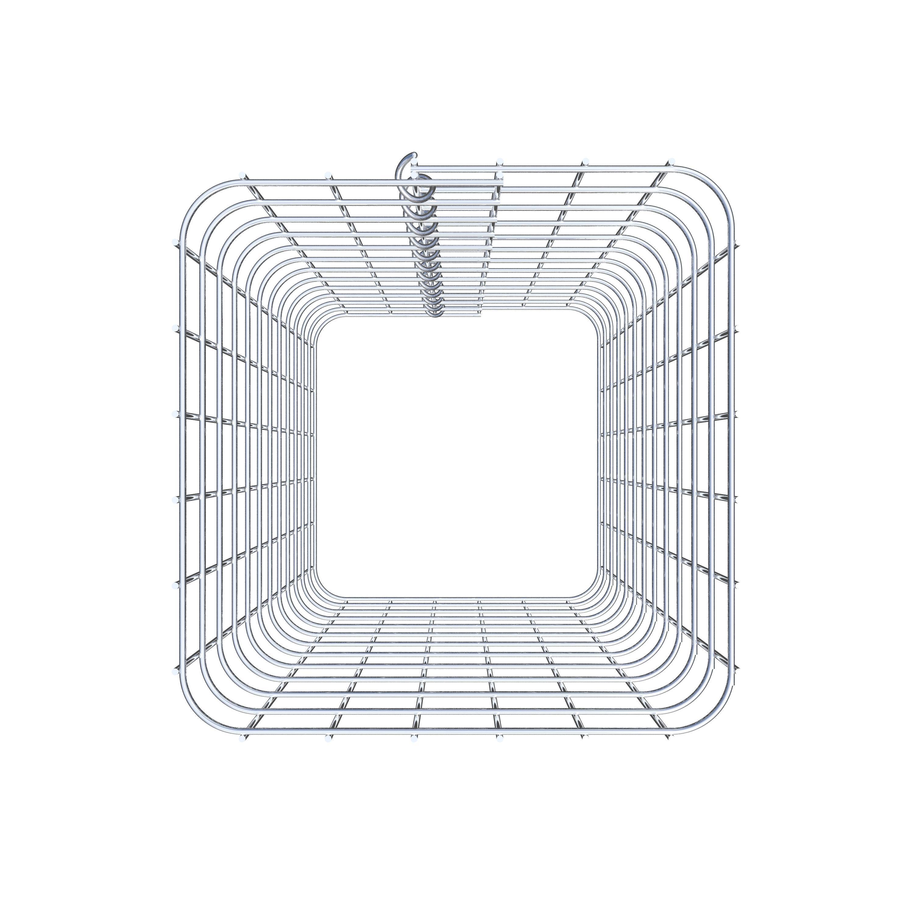 Schanskorfzuil 32 x 32 cm MW 5 x 5 cm vierkant