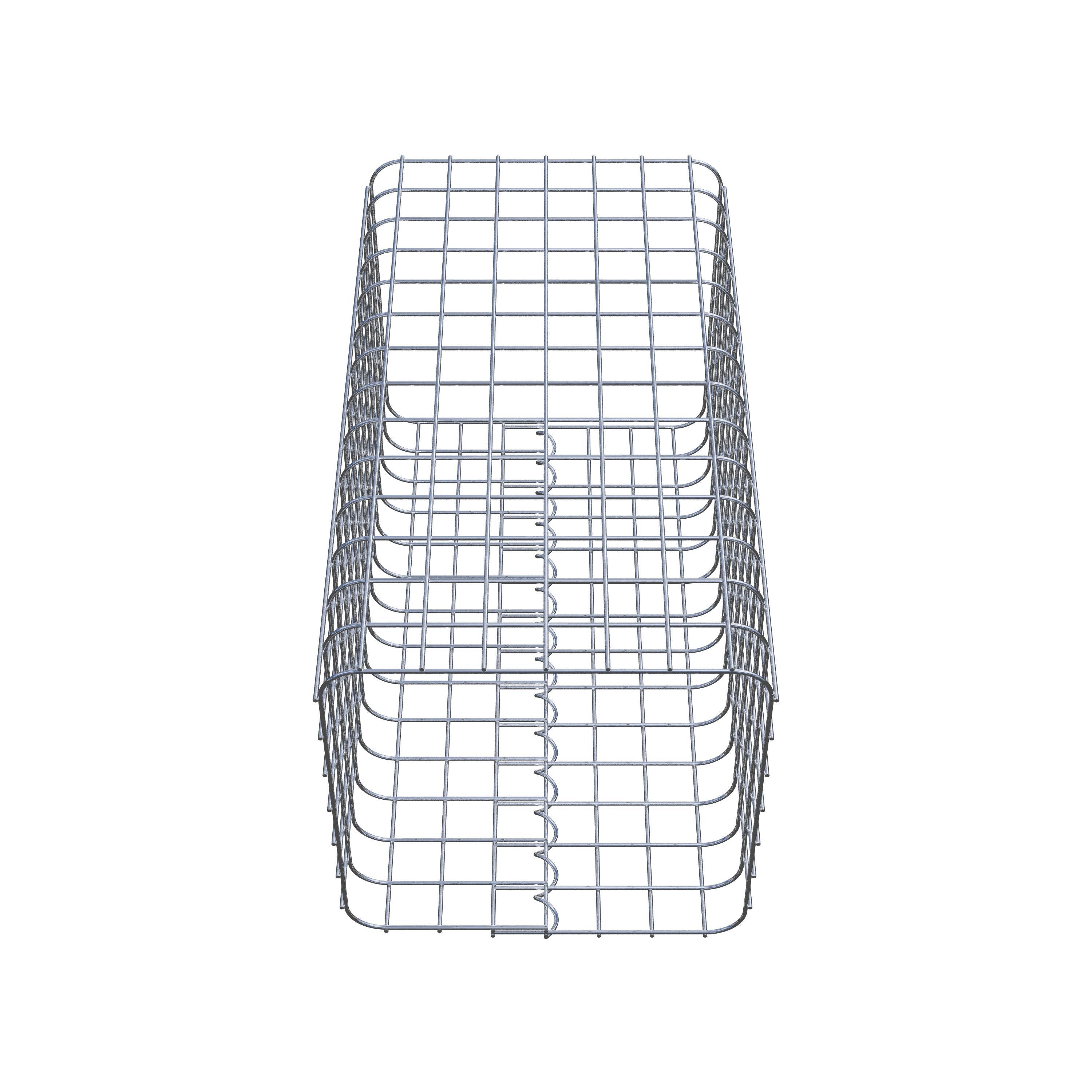 Colonne de gabion 37 x 37 cm MW 5 x 5 cm carré