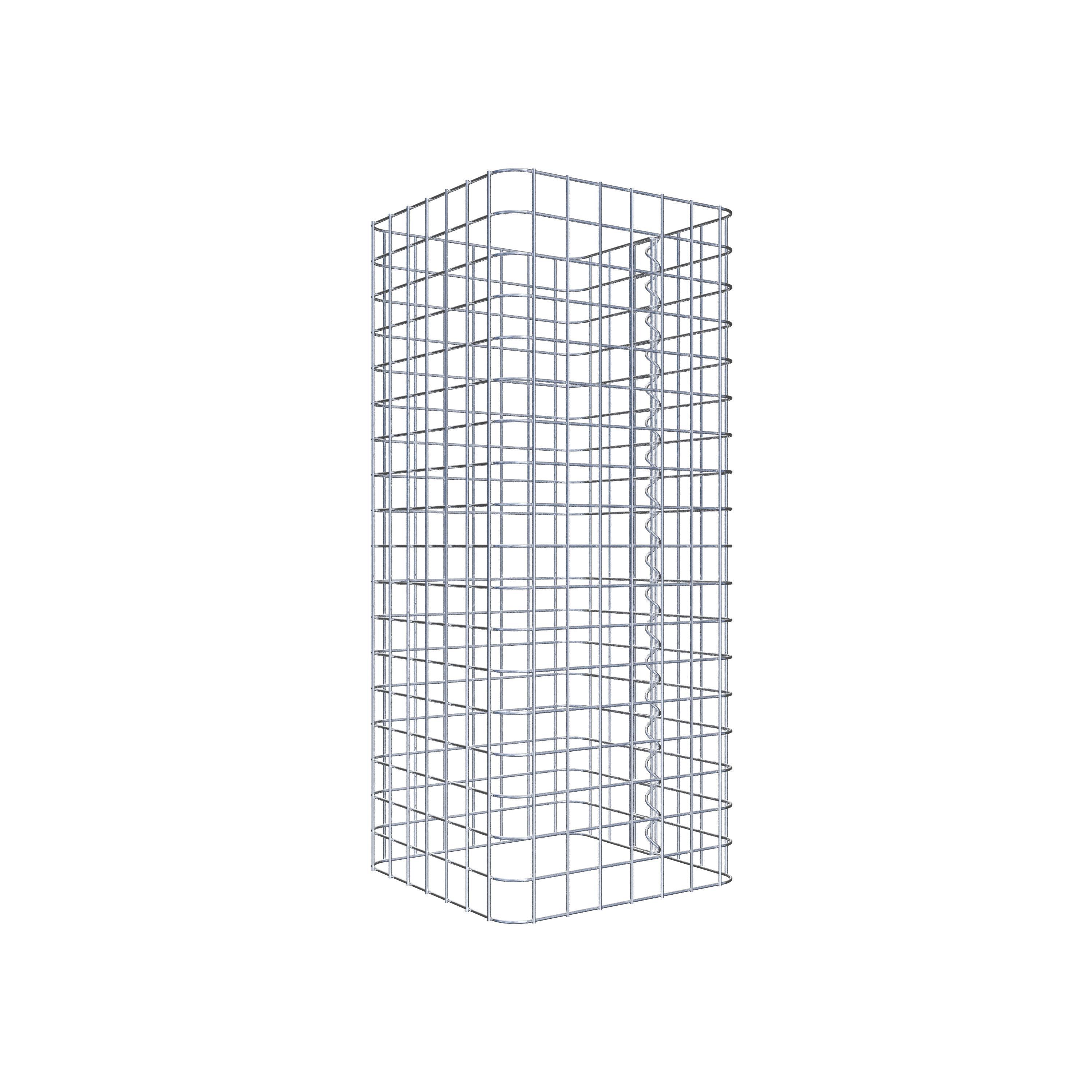 Colonne de gabion 37 x 37 cm MW 5 x 5 cm carré