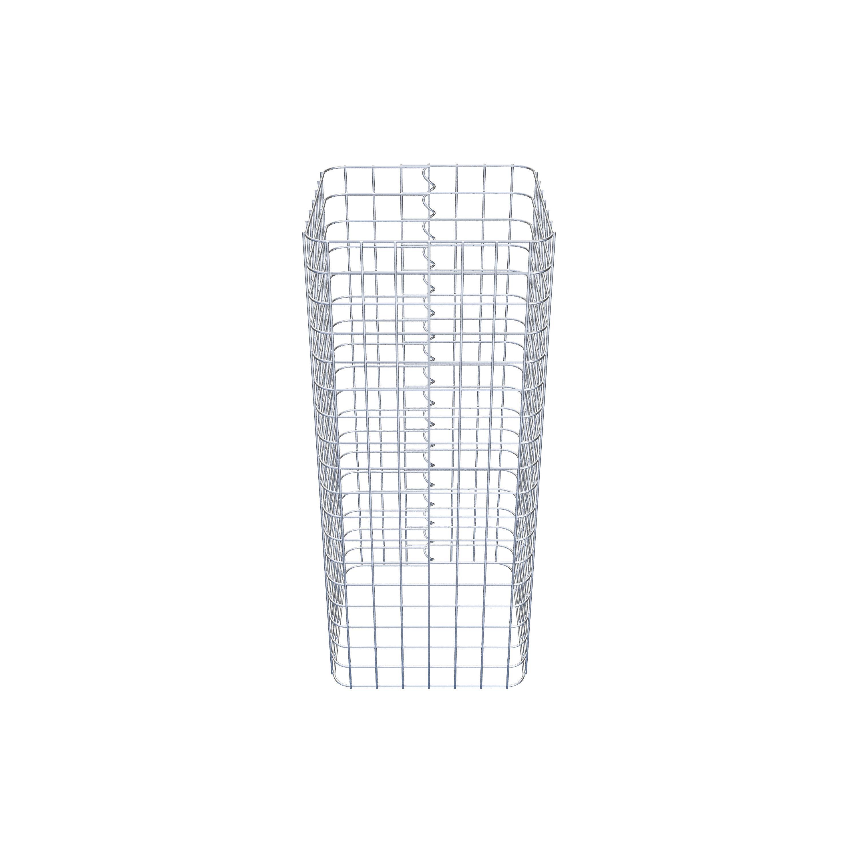 Colonne de gabion 37 x 37 cm MW 5 x 5 cm carré