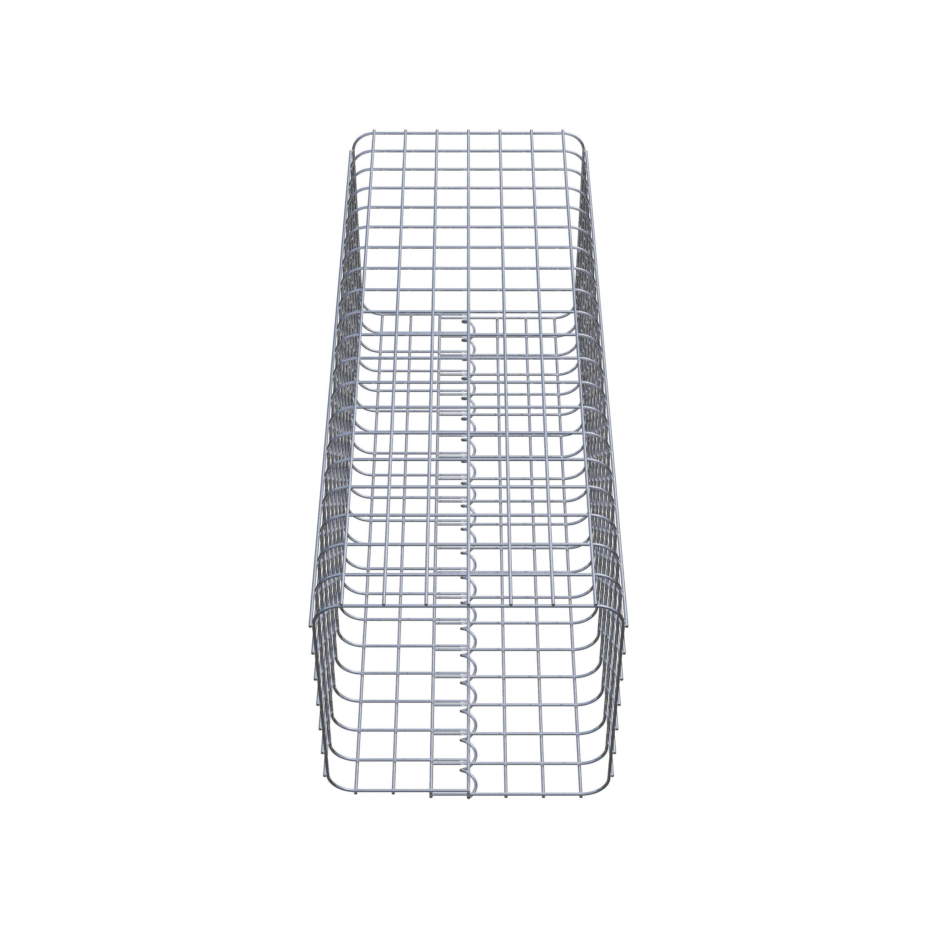 Colonne de gabion 37 x 37 cm MW 5 x 5 cm carré