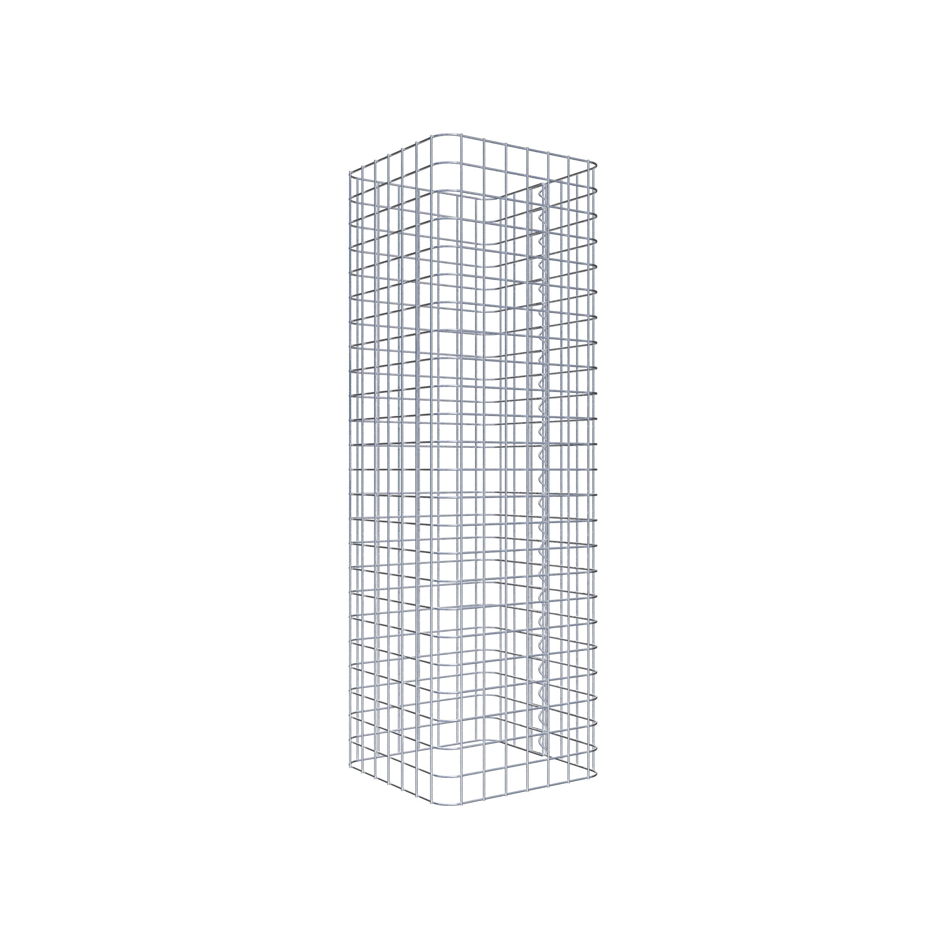 Colonne de gabion 37 x 37 cm MW 5 x 5 cm carré