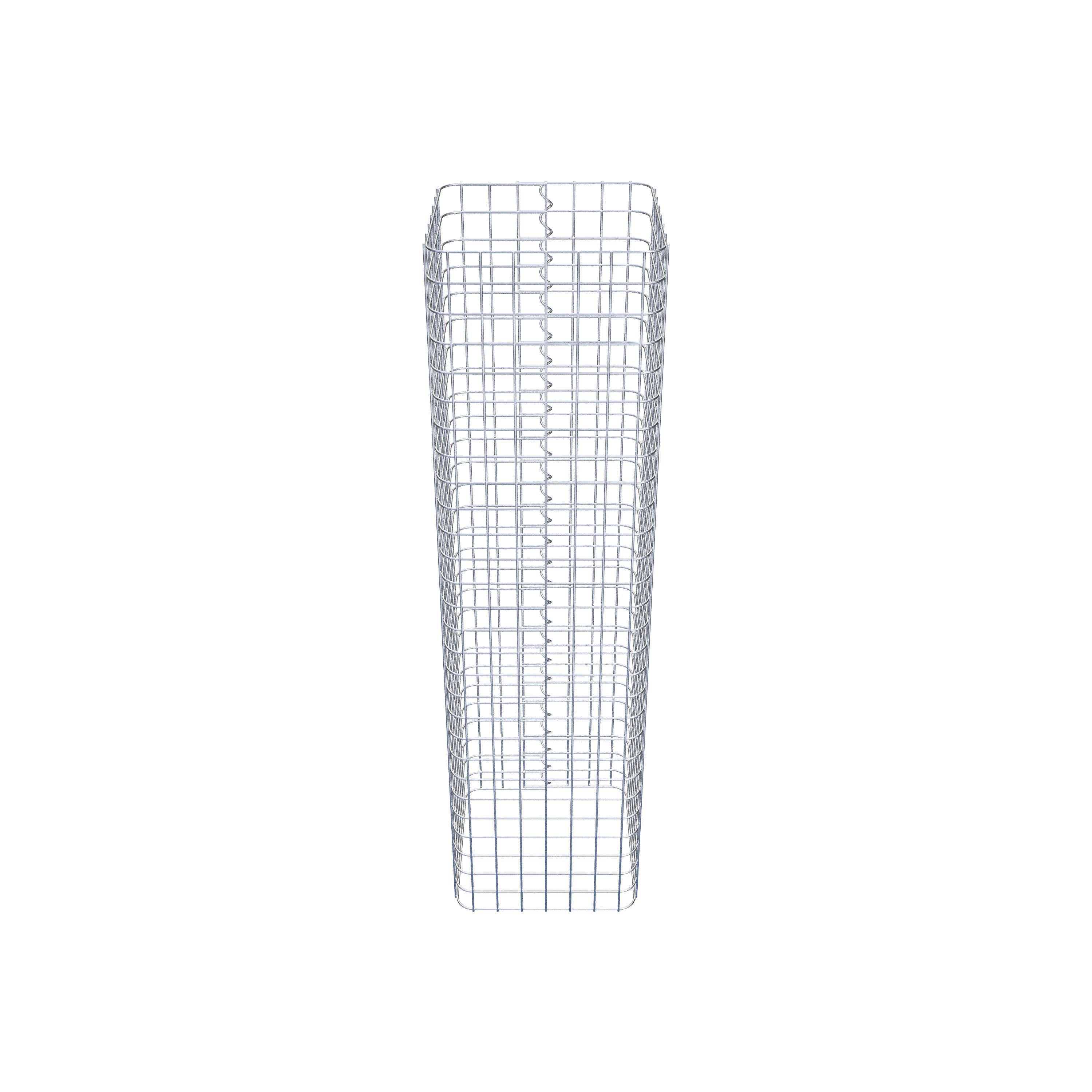 Colonne de gabion 37 x 37 cm MW 5 x 5 cm carré