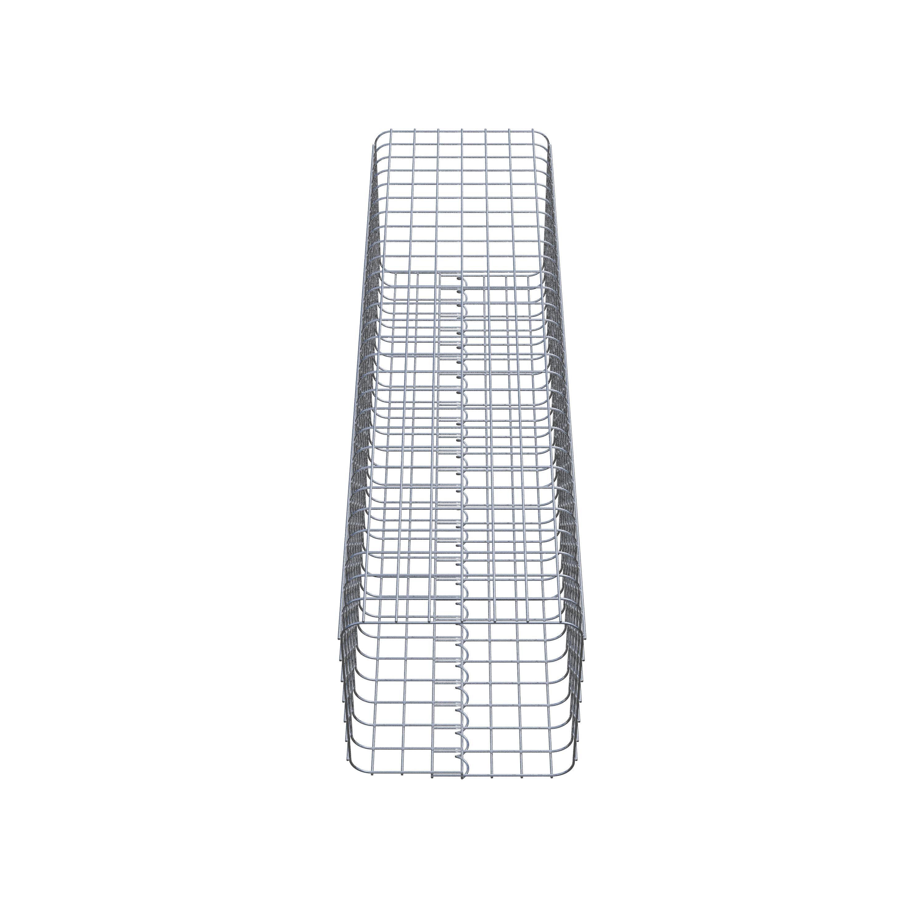 Colonne de gabion 37 x 37 cm MW 5 x 5 cm carré