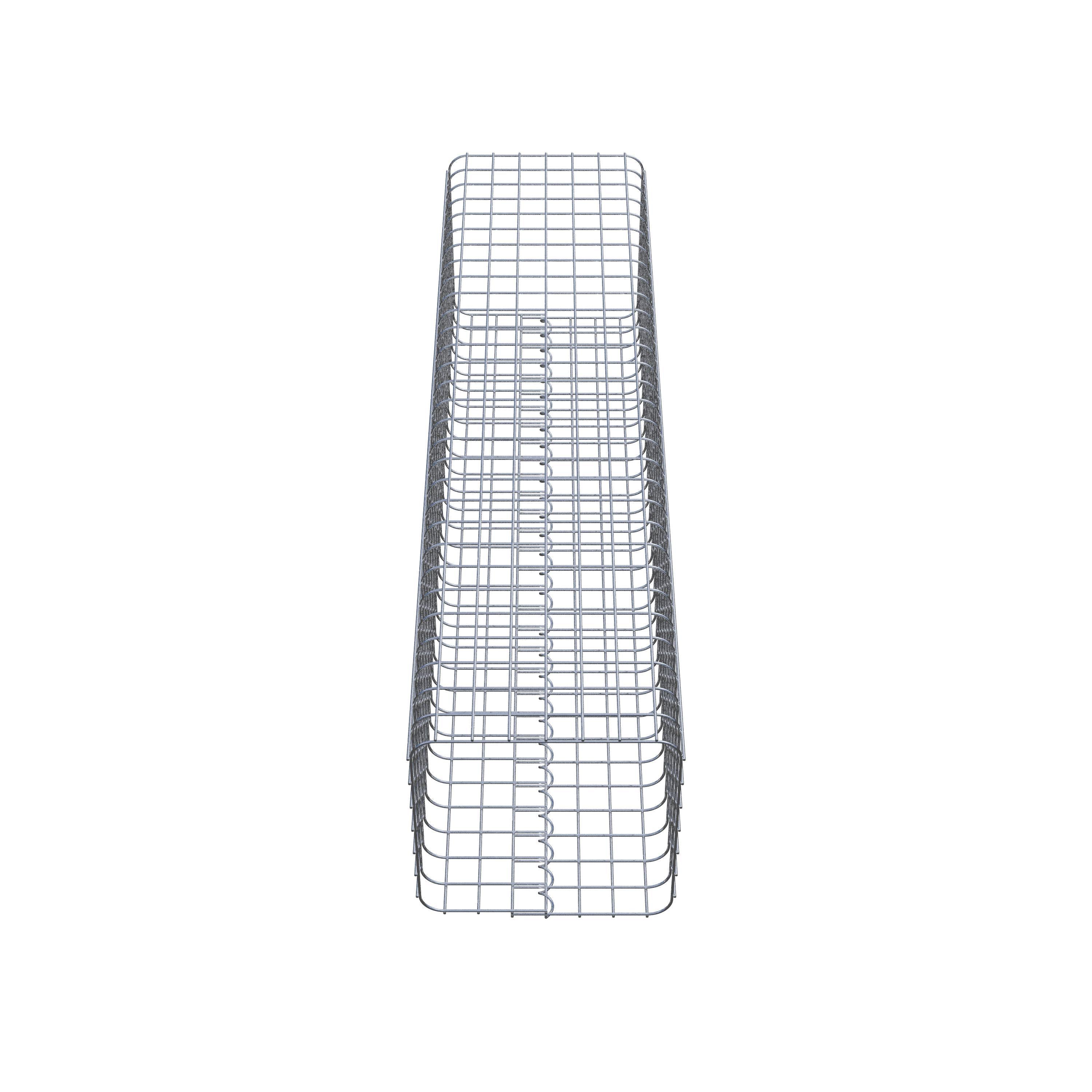 Colonne de gabion 37 x 37 cm MW 5 x 5 cm carré