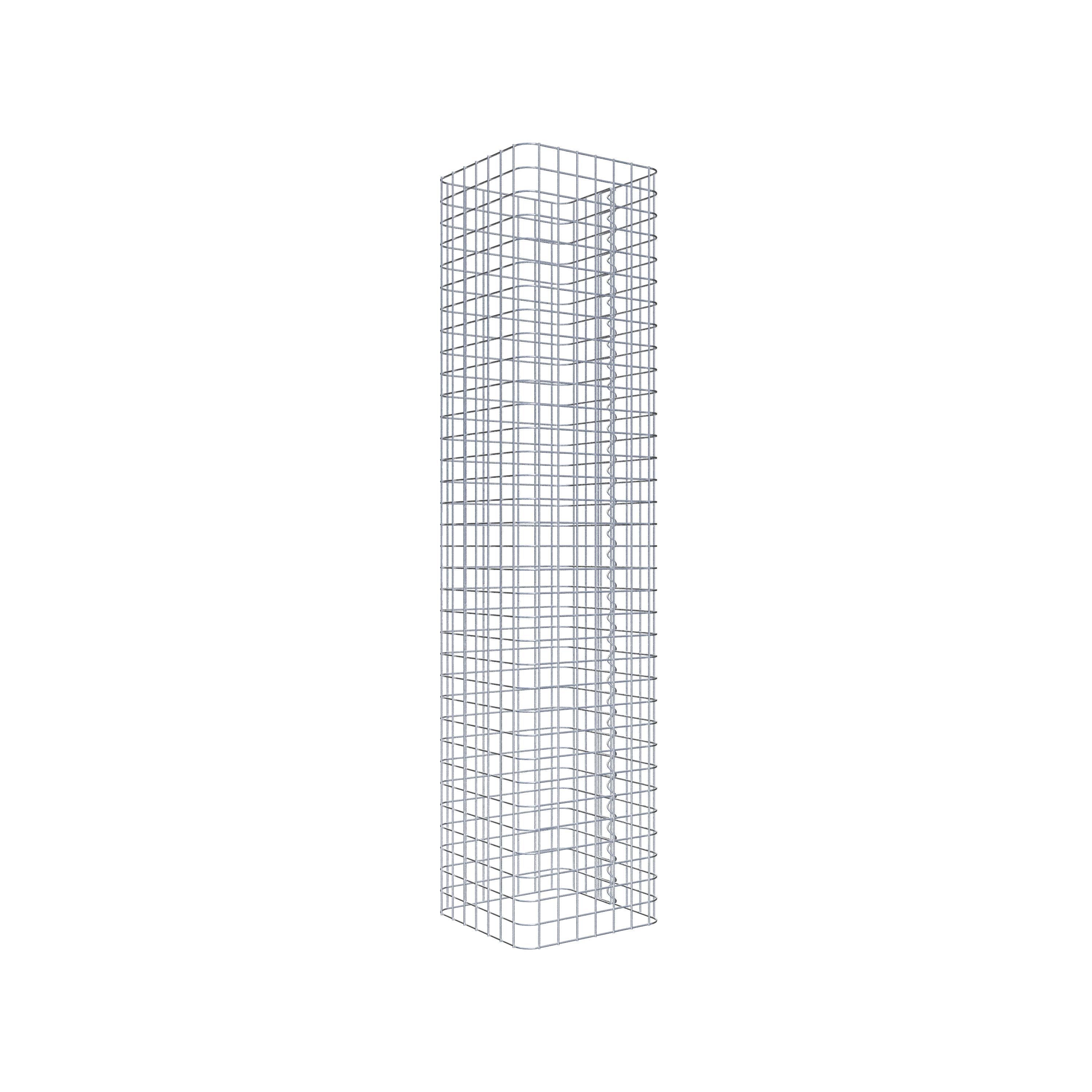 Colonne de gabion 37 x 37 cm MW 5 x 5 cm carré