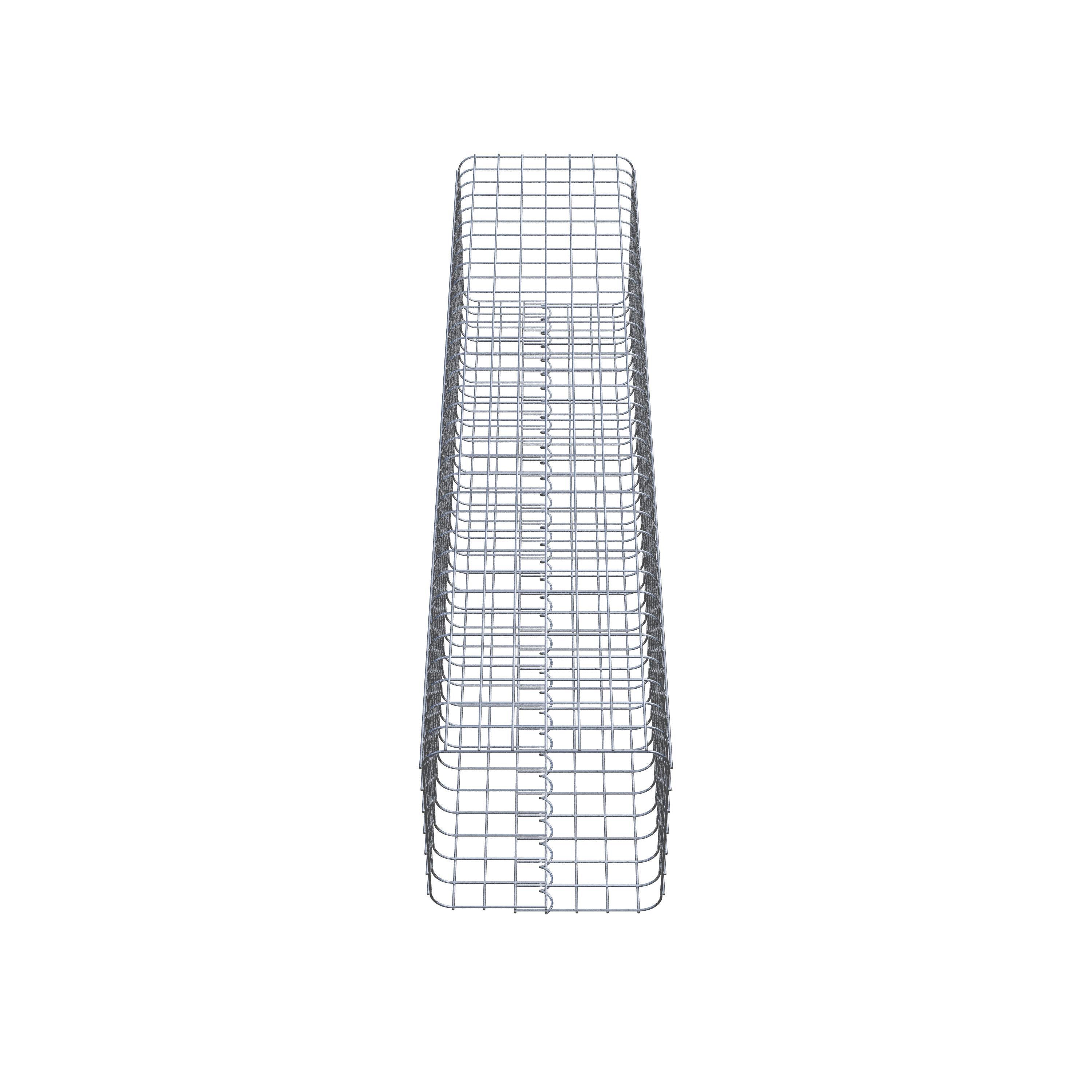 Colonne de gabion 37 x 37 cm MW 5 x 5 cm carré