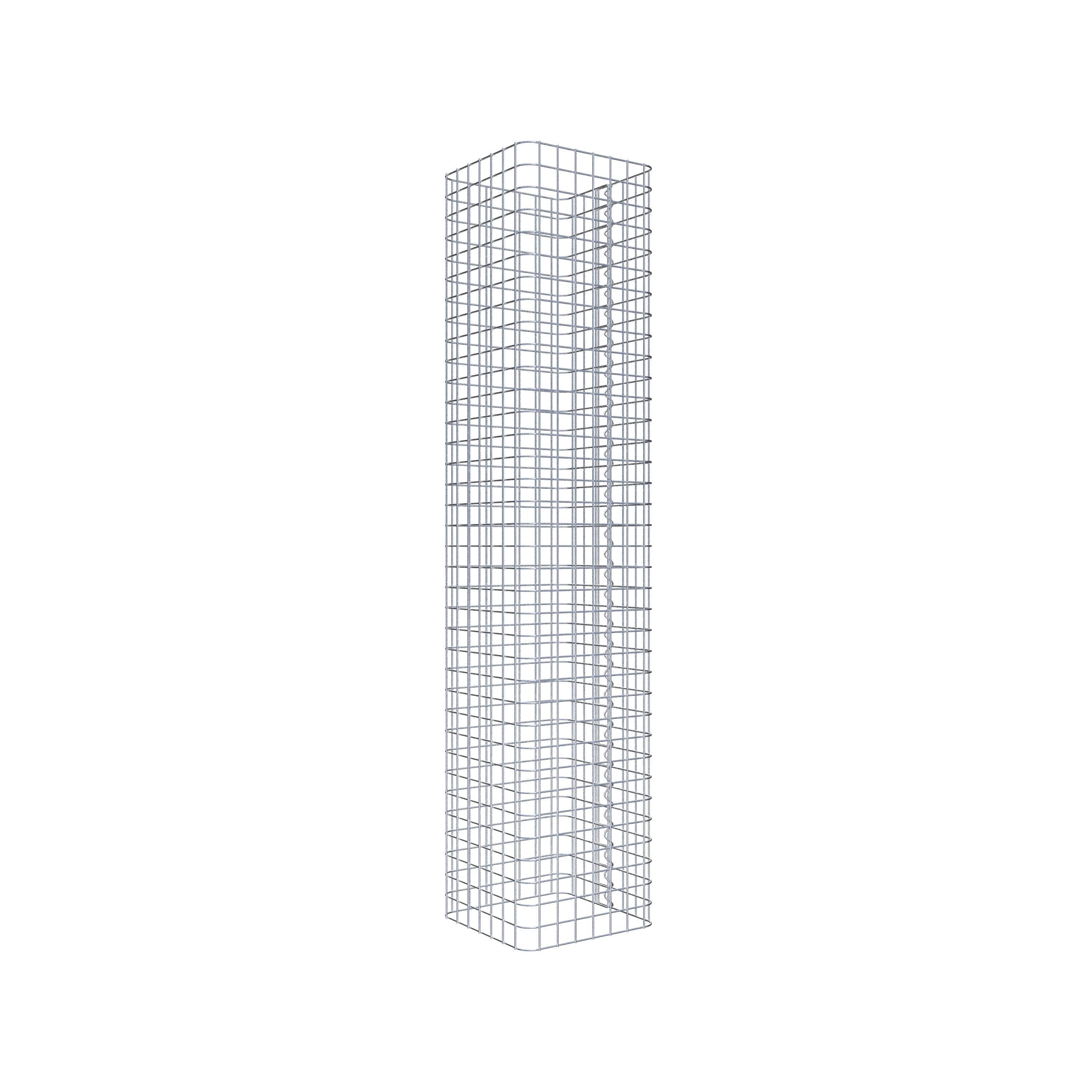 Colonne de gabion 37 x 37 cm MW 5 x 5 cm carré