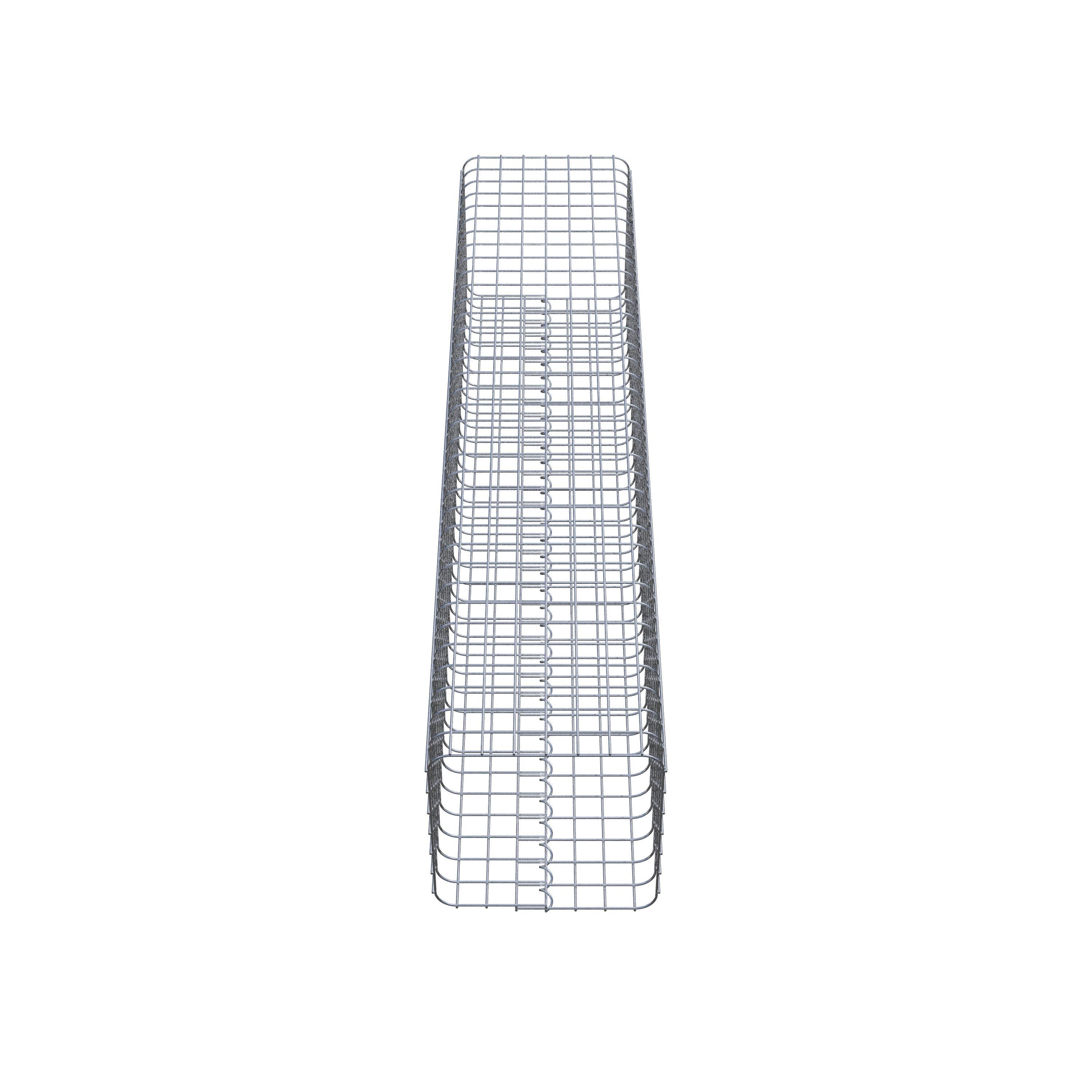 Colonne de gabion 37 x 37 cm MW 5 x 5 cm carré