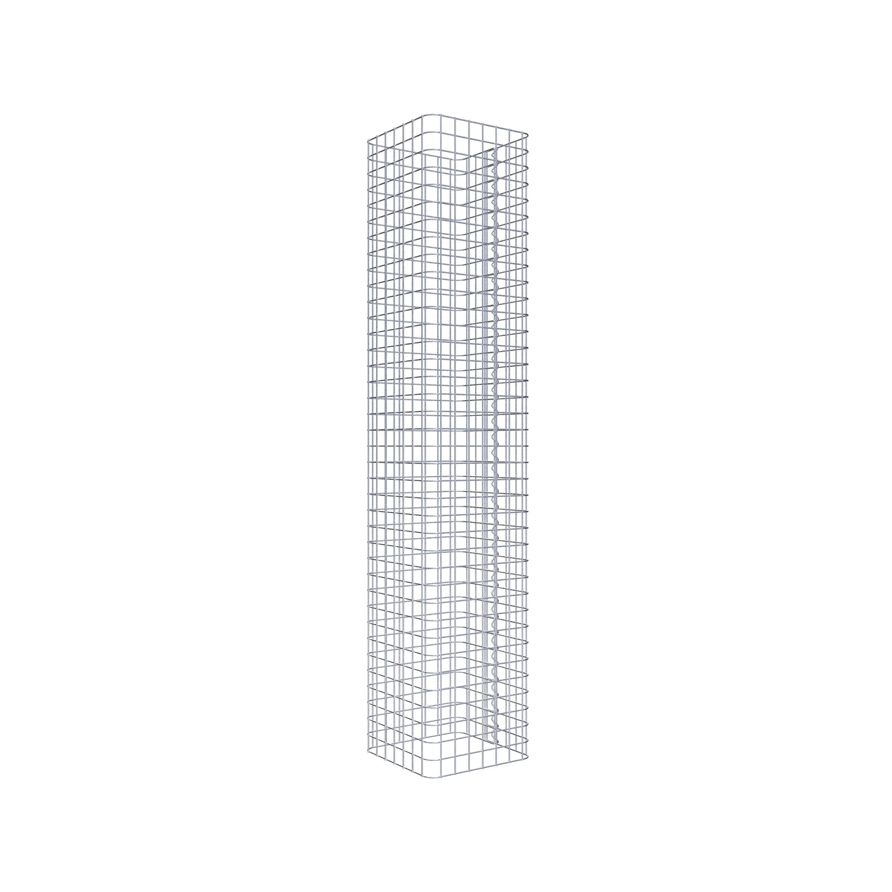 Colonne de gabion 37 x 37 cm MW 5 x 5 cm carré