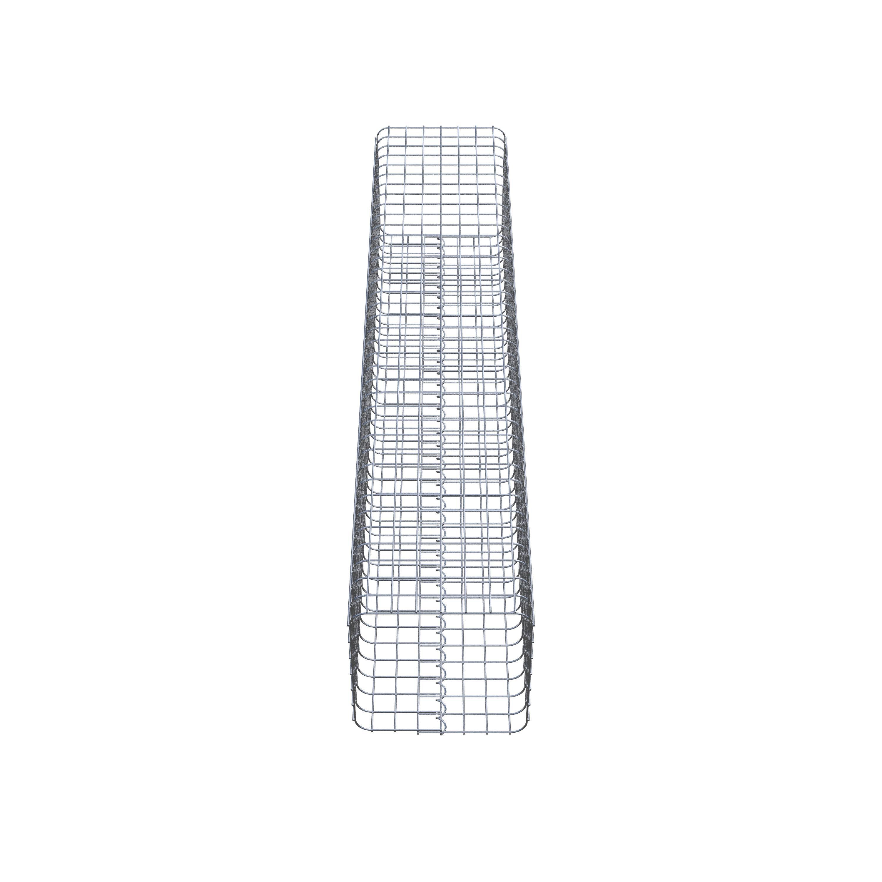 Colonne de gabion 37 x 37 cm MW 5 x 5 cm carré