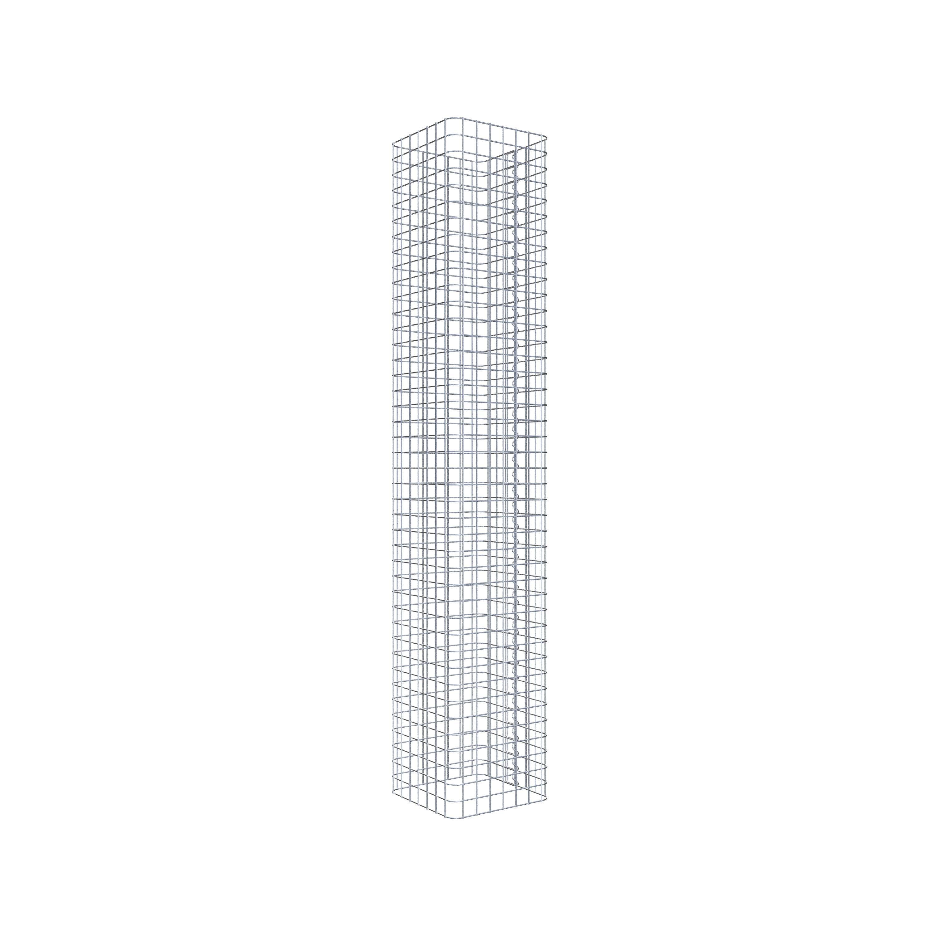 Colonne de gabion 37 x 37 cm MW 5 x 5 cm carré