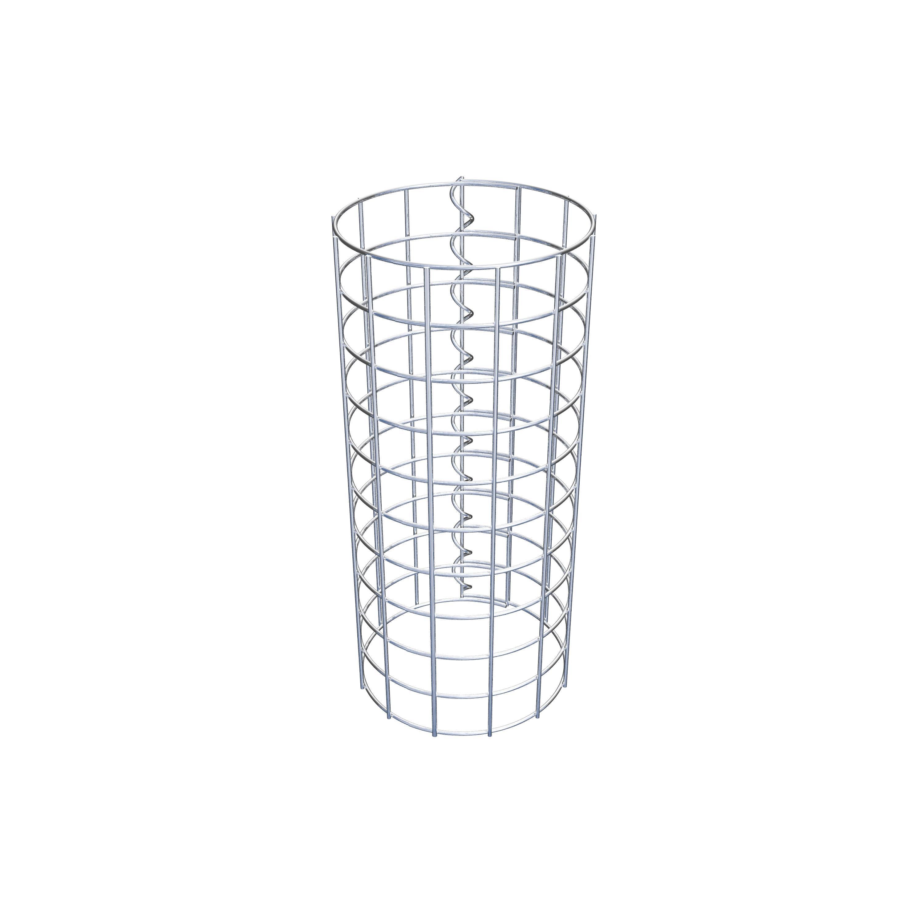 Schanskorf kolom diameter 22 cm MW 5 x 5 cm rond