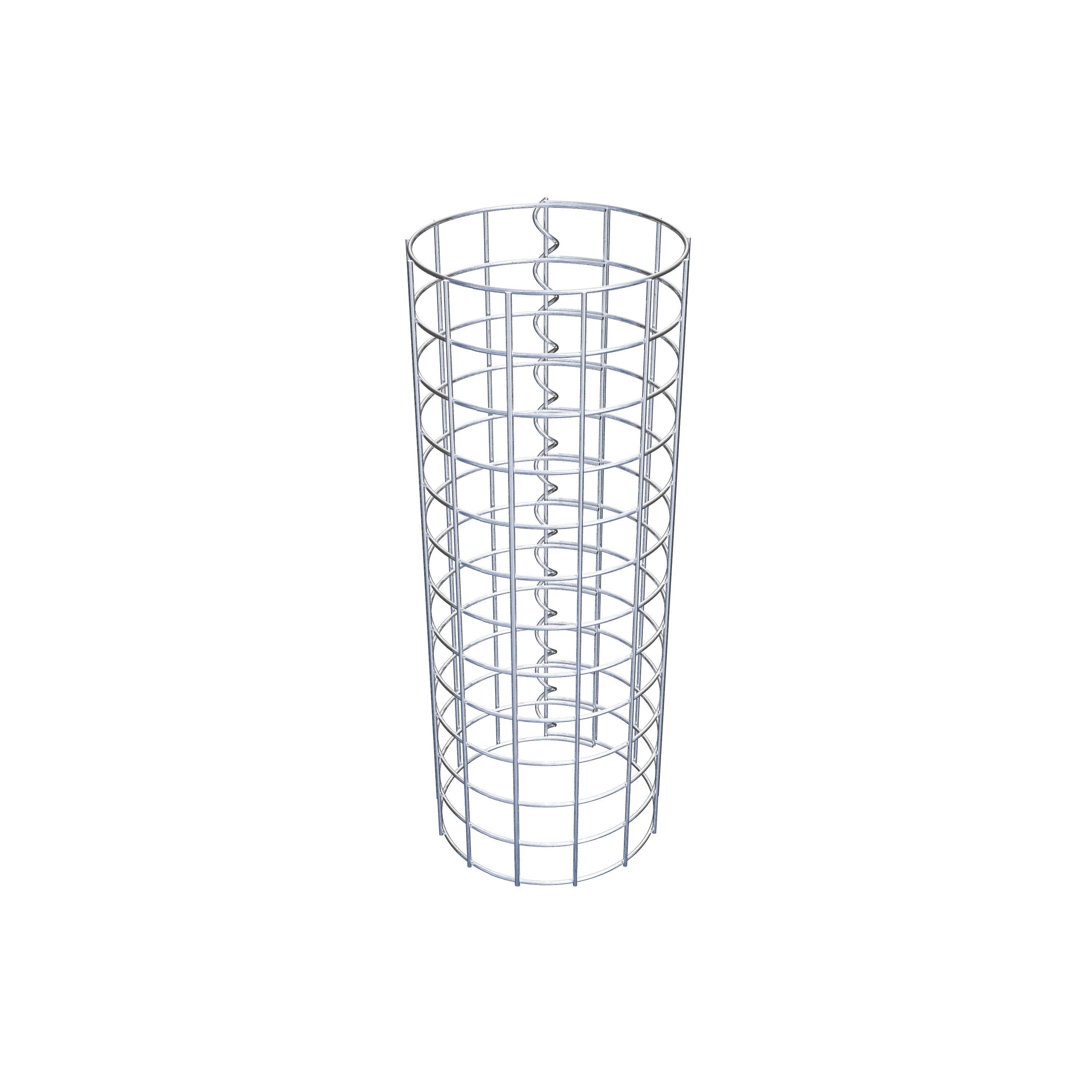 Gabionpelare diameter 22 cm MW 5 x 5 cm rund