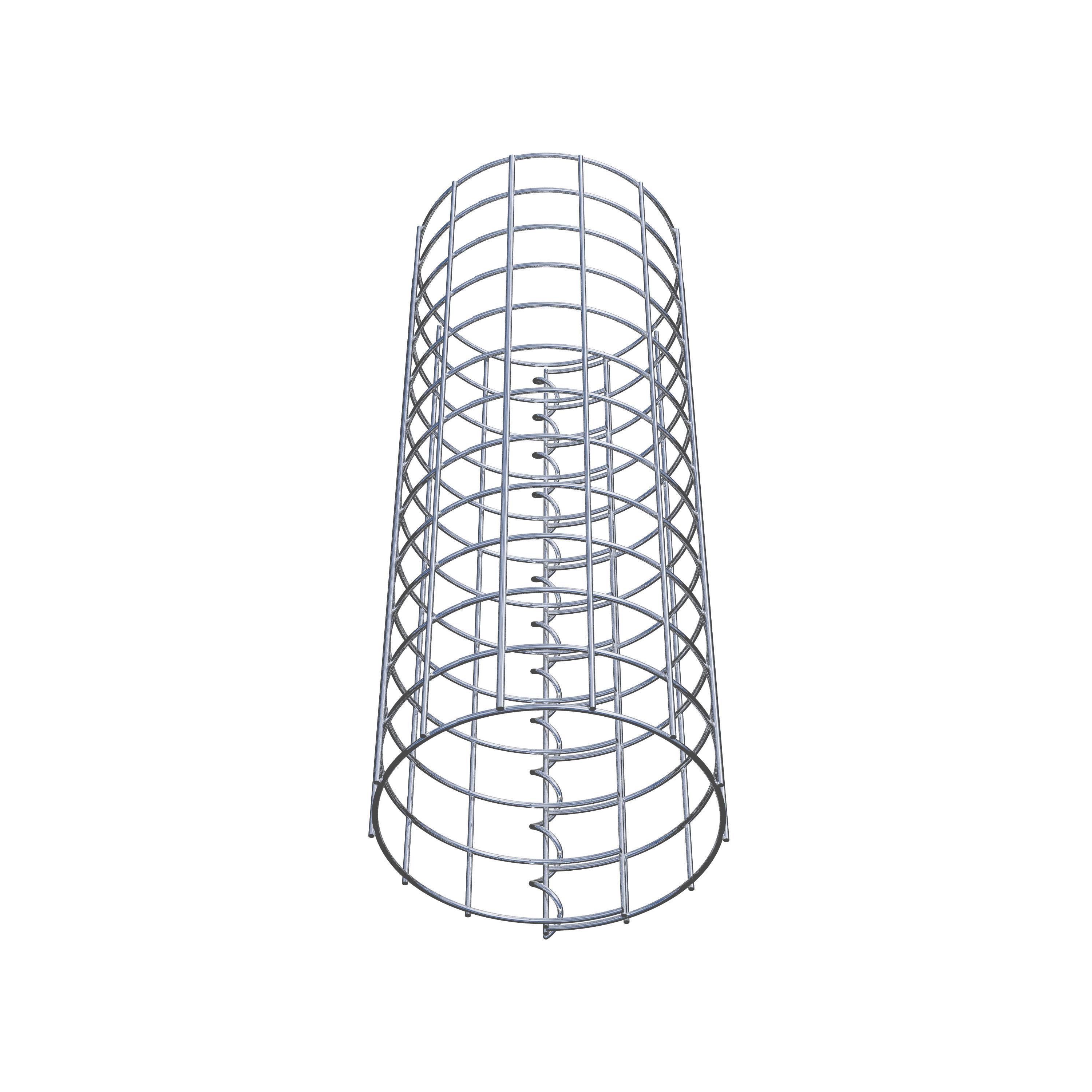 Schanskorf kolom diameter 22 cm MW 5 x 5 cm rond