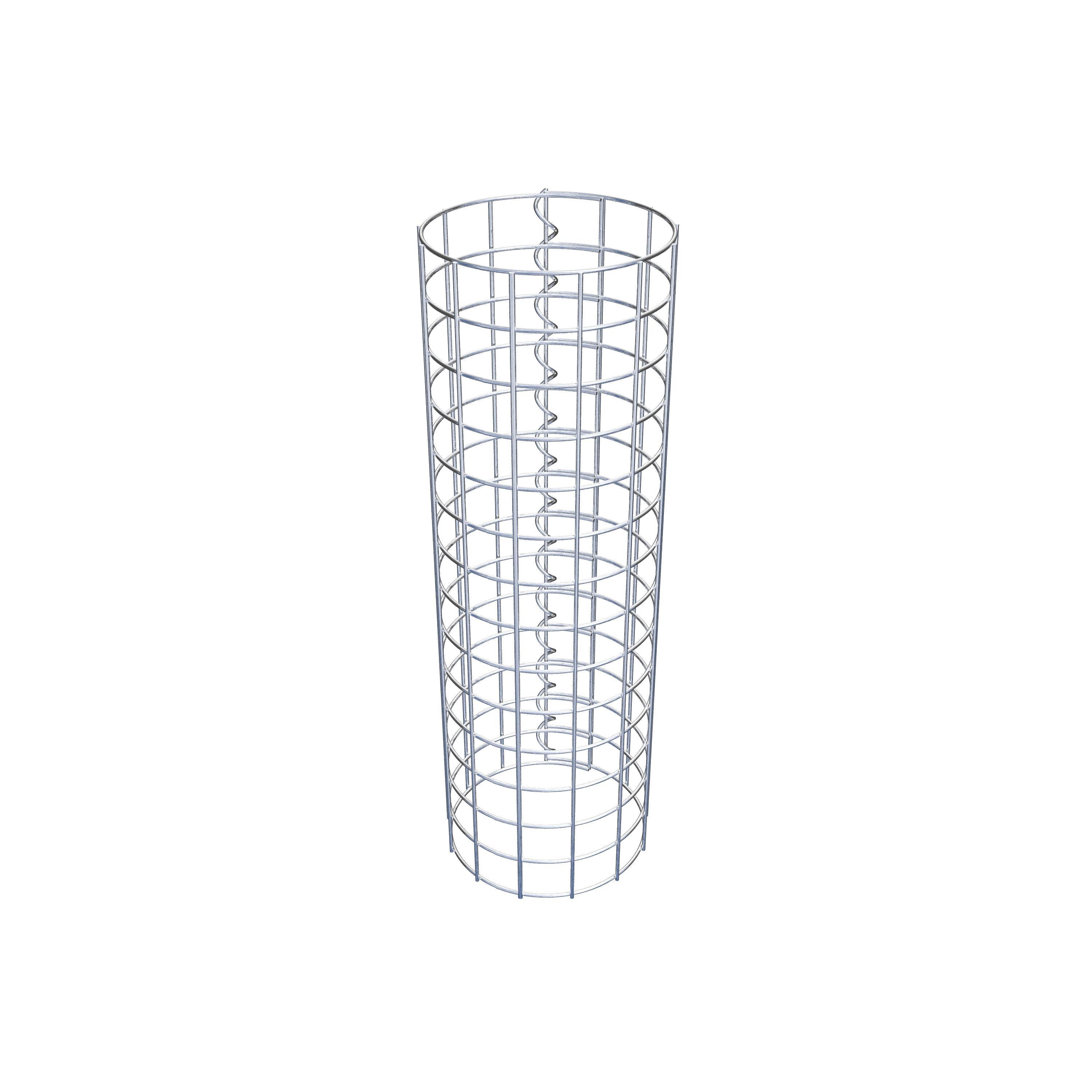 Gabionsøjle diameter 22 cm MW 5 x 5 cm rund