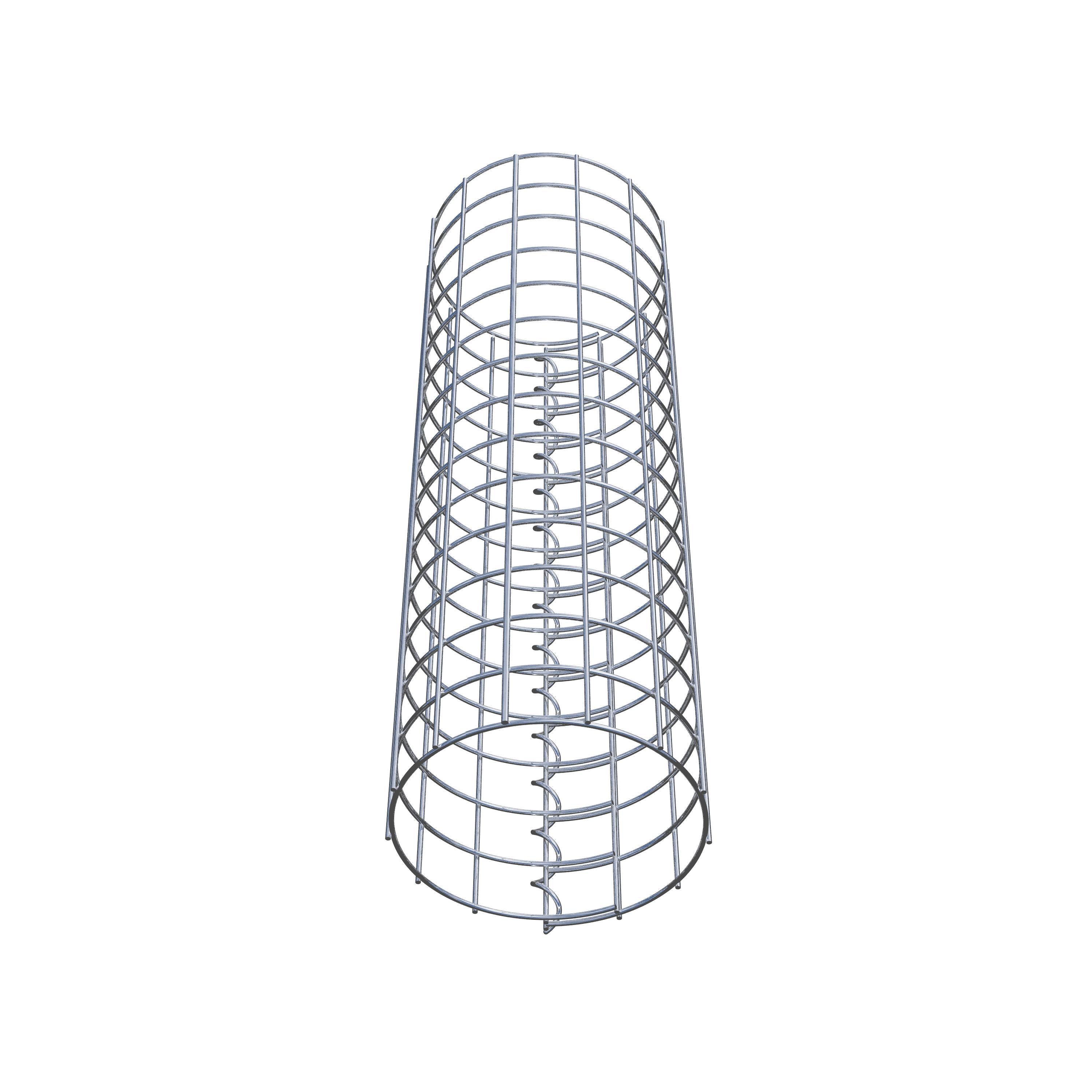 Schanskorf kolom diameter 22 cm MW 5 x 5 cm rond