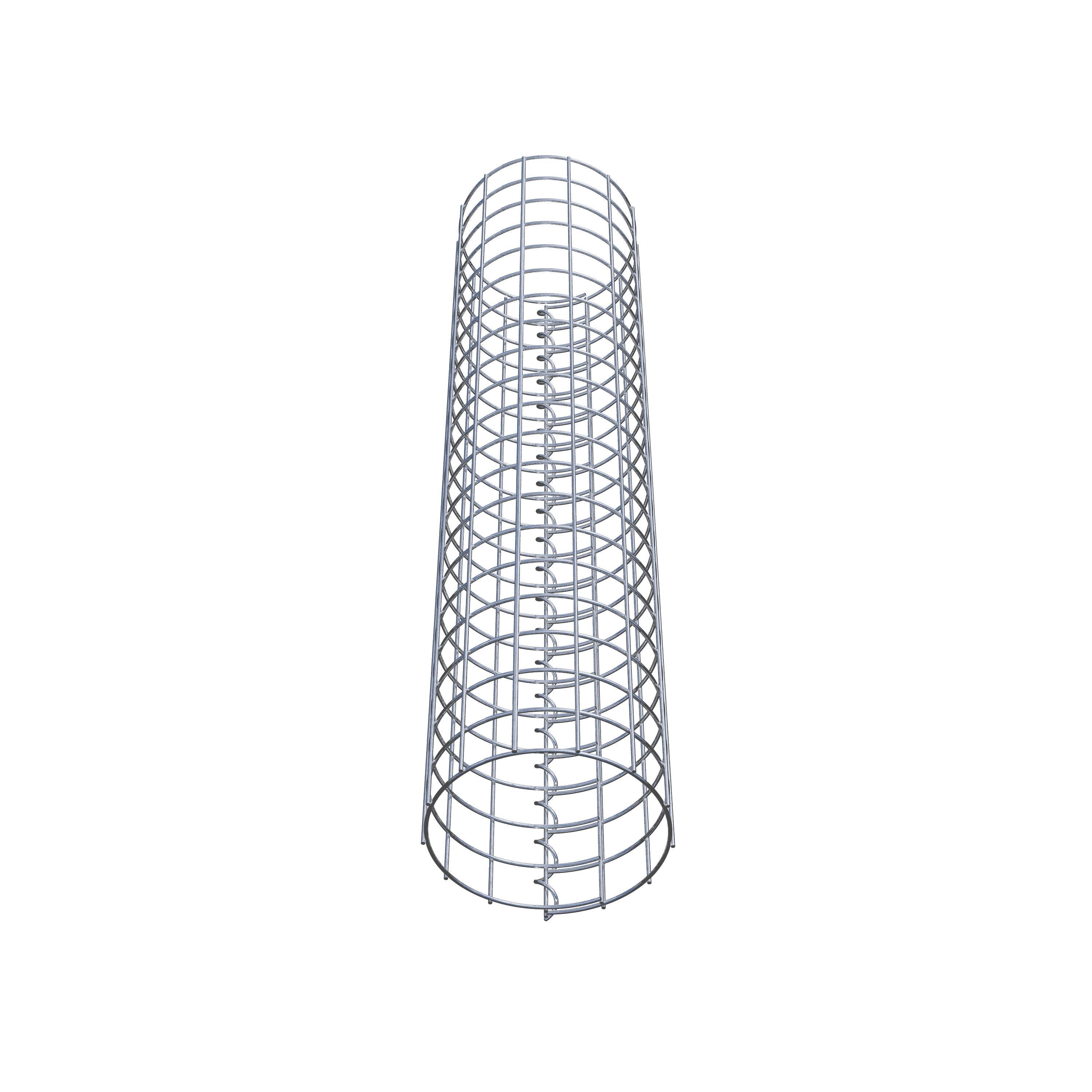 Schanskorf kolom diameter 22 cm MW 5 x 5 cm rond