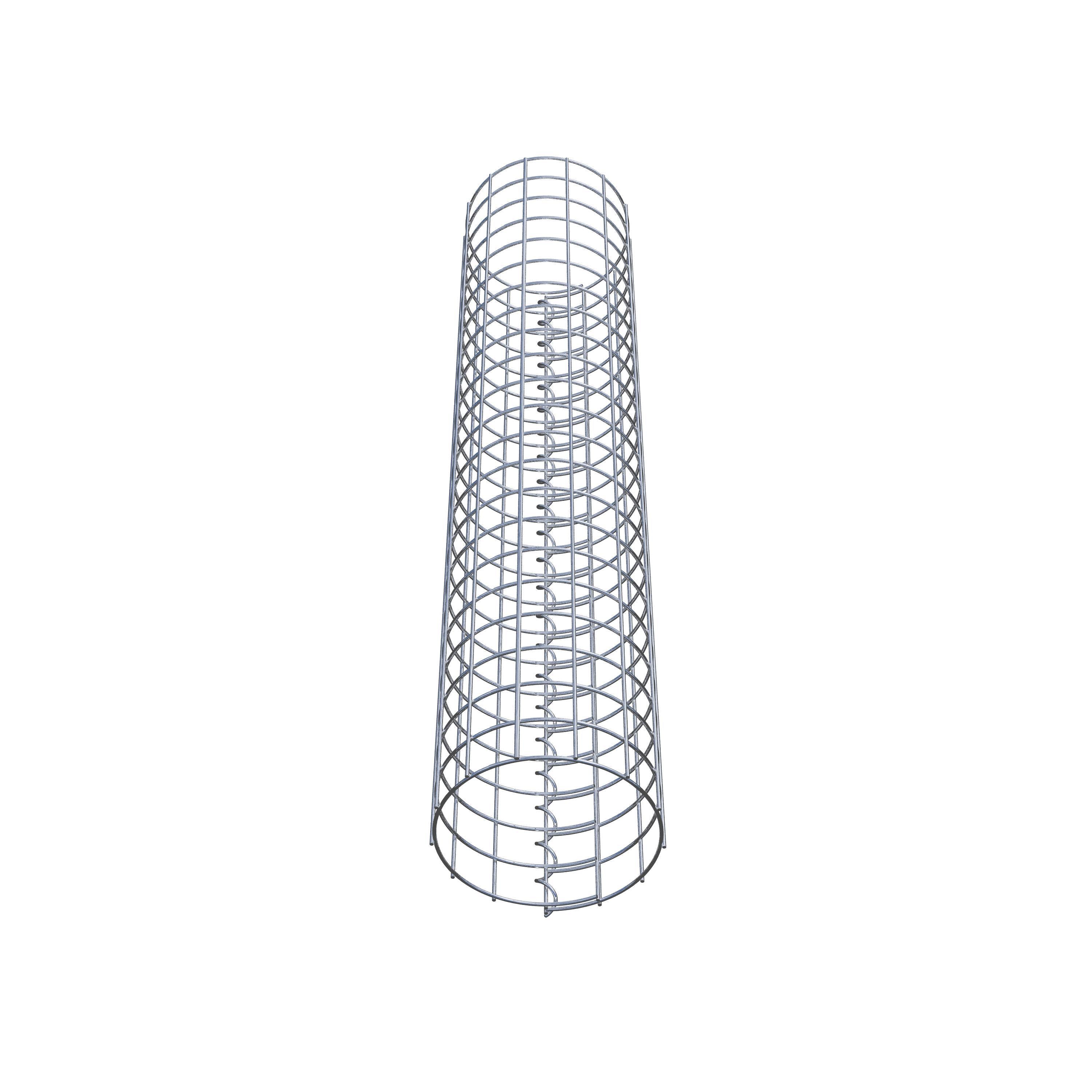 Schanskorf kolom diameter 22 cm MW 5 x 5 cm rond