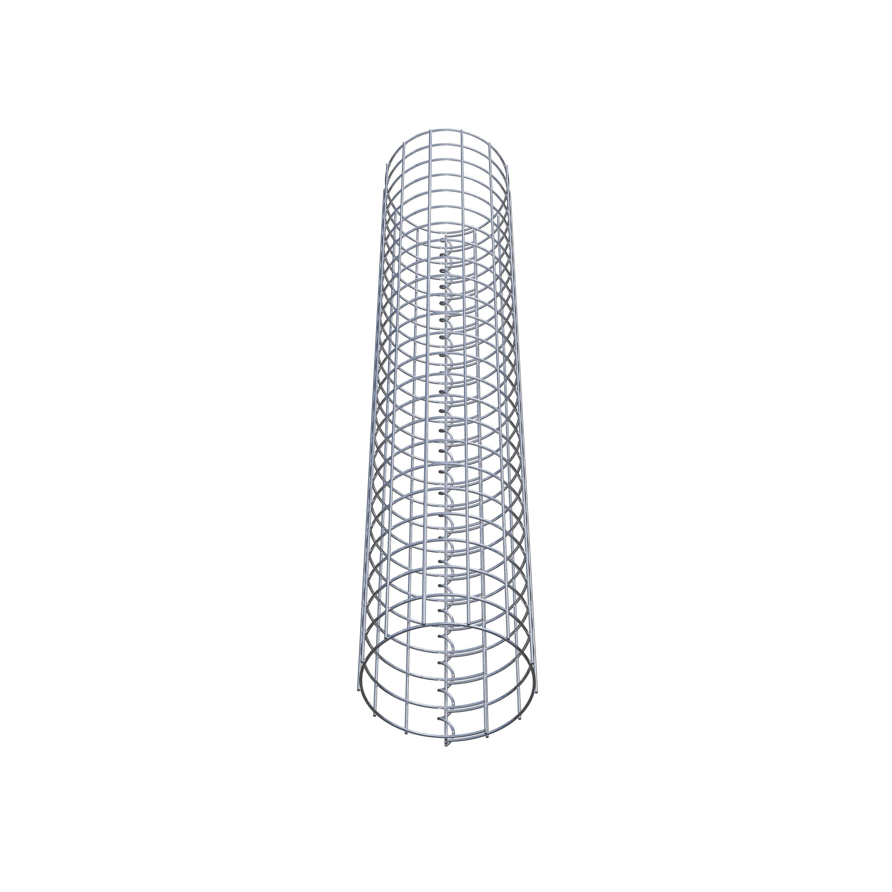 Schanskorf kolom diameter 22 cm MW 5 x 5 cm rond