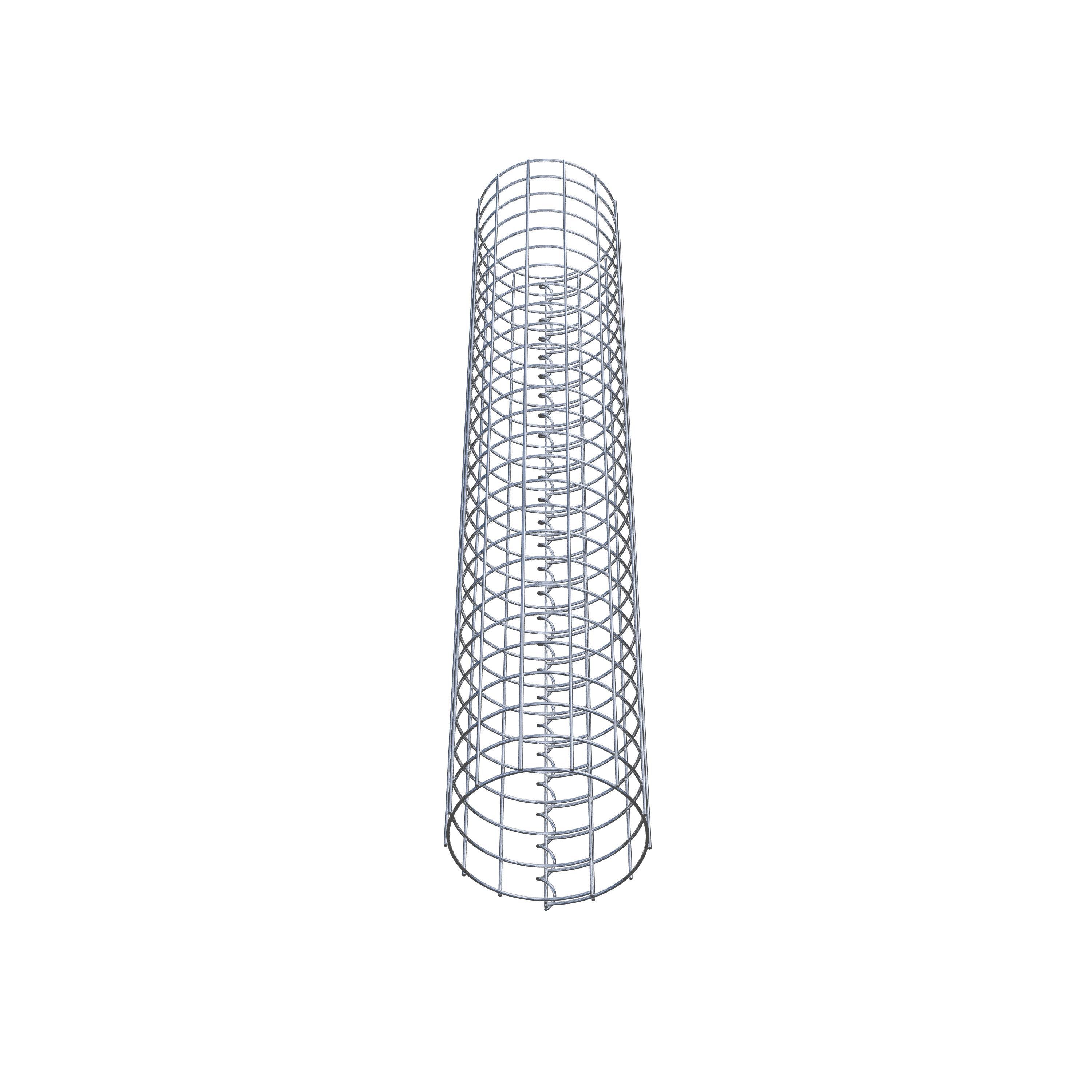 Schanskorf kolom diameter 22 cm MW 5 x 5 cm rond