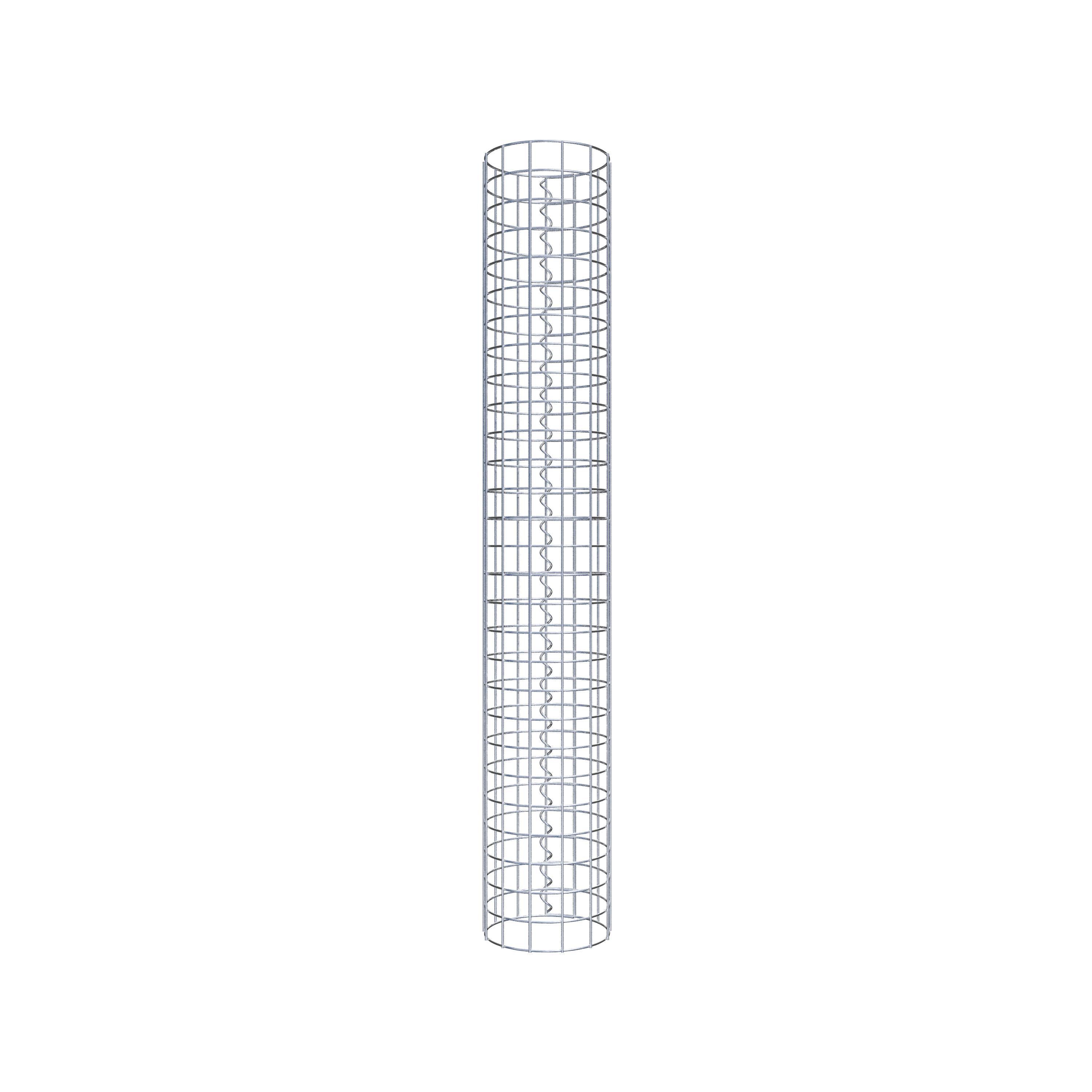 Schanskorf kolom diameter 22 cm MW 5 x 5 cm rond