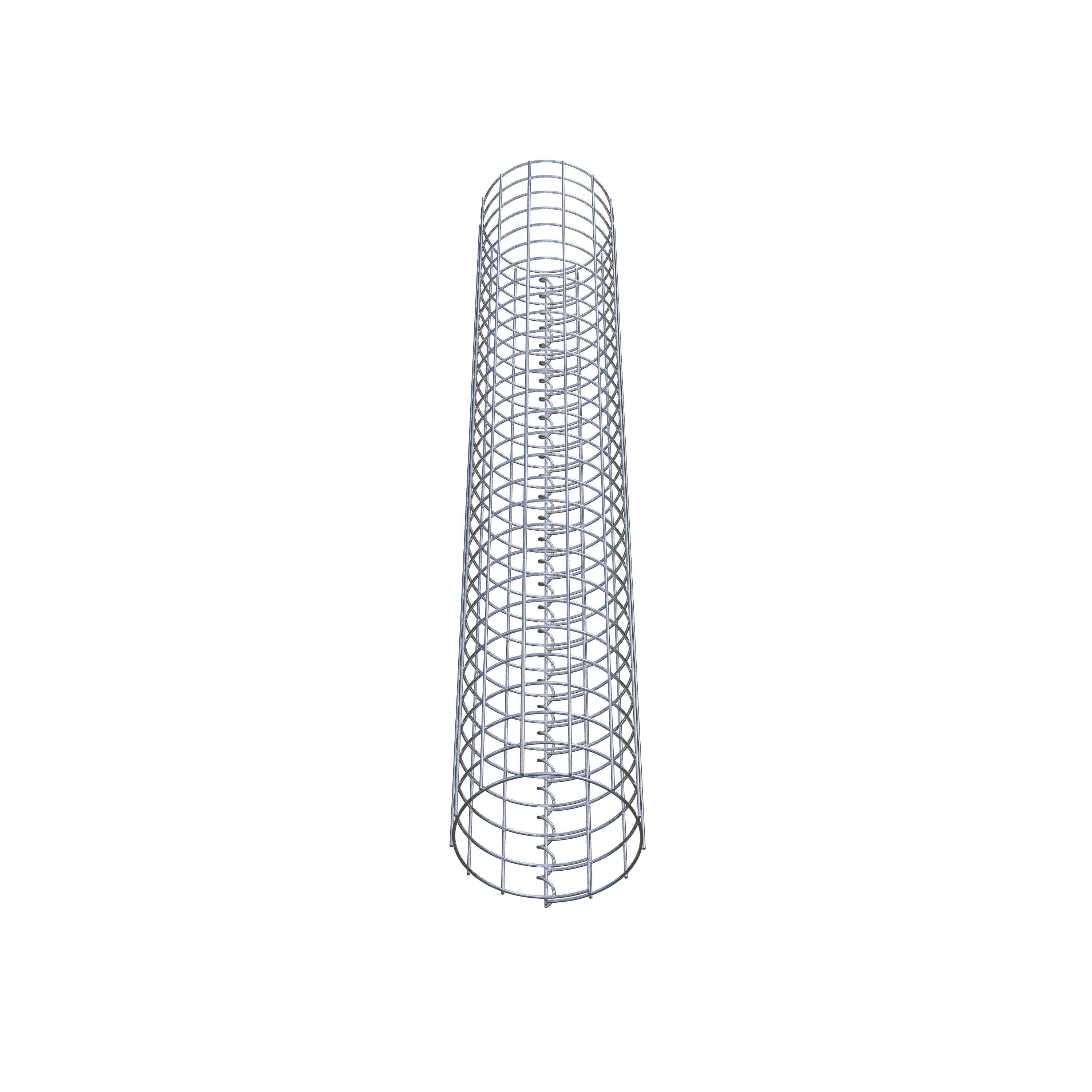 Schanskorf kolom diameter 22 cm MW 5 x 5 cm rond