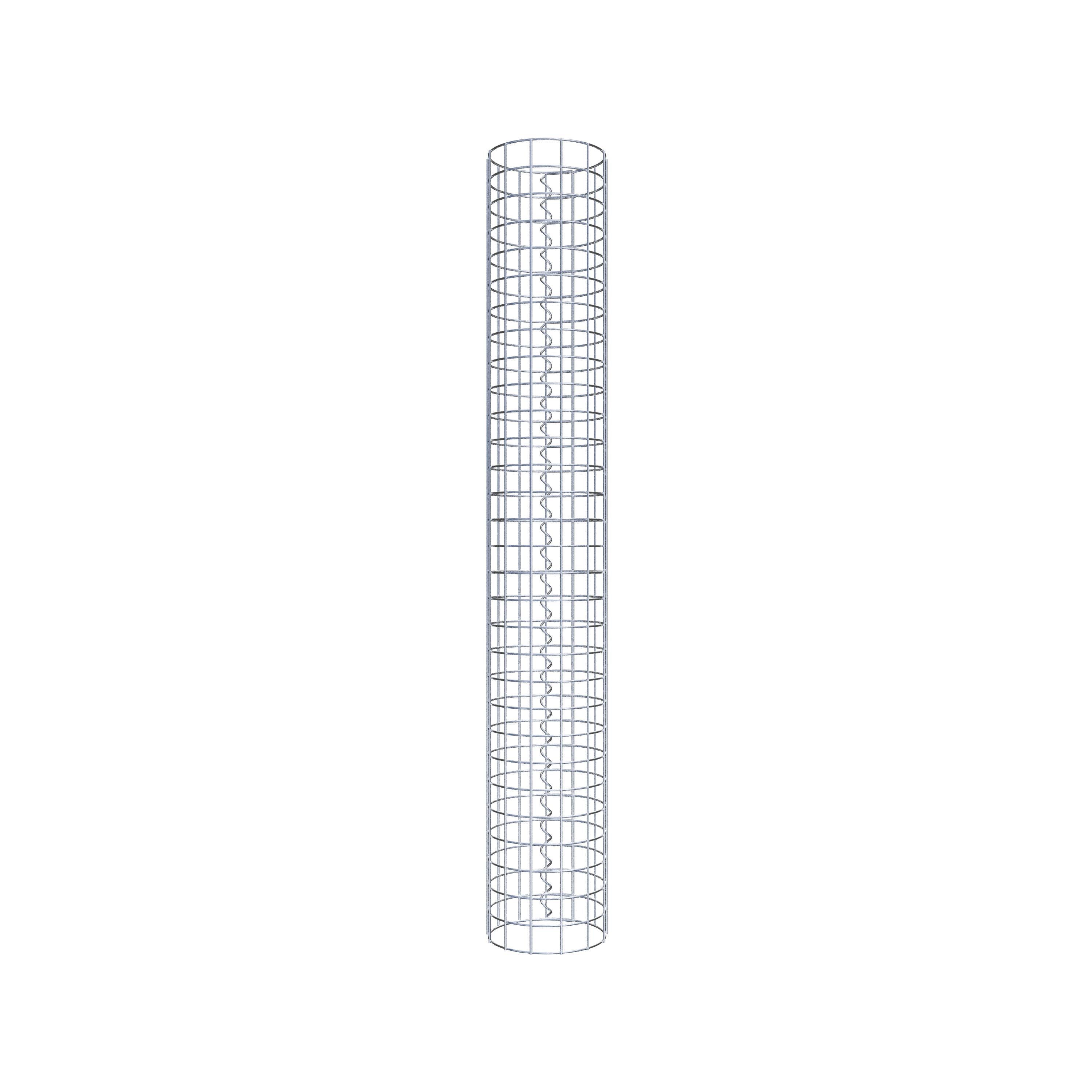 Schanskorf kolom diameter 22 cm MW 5 x 5 cm rond